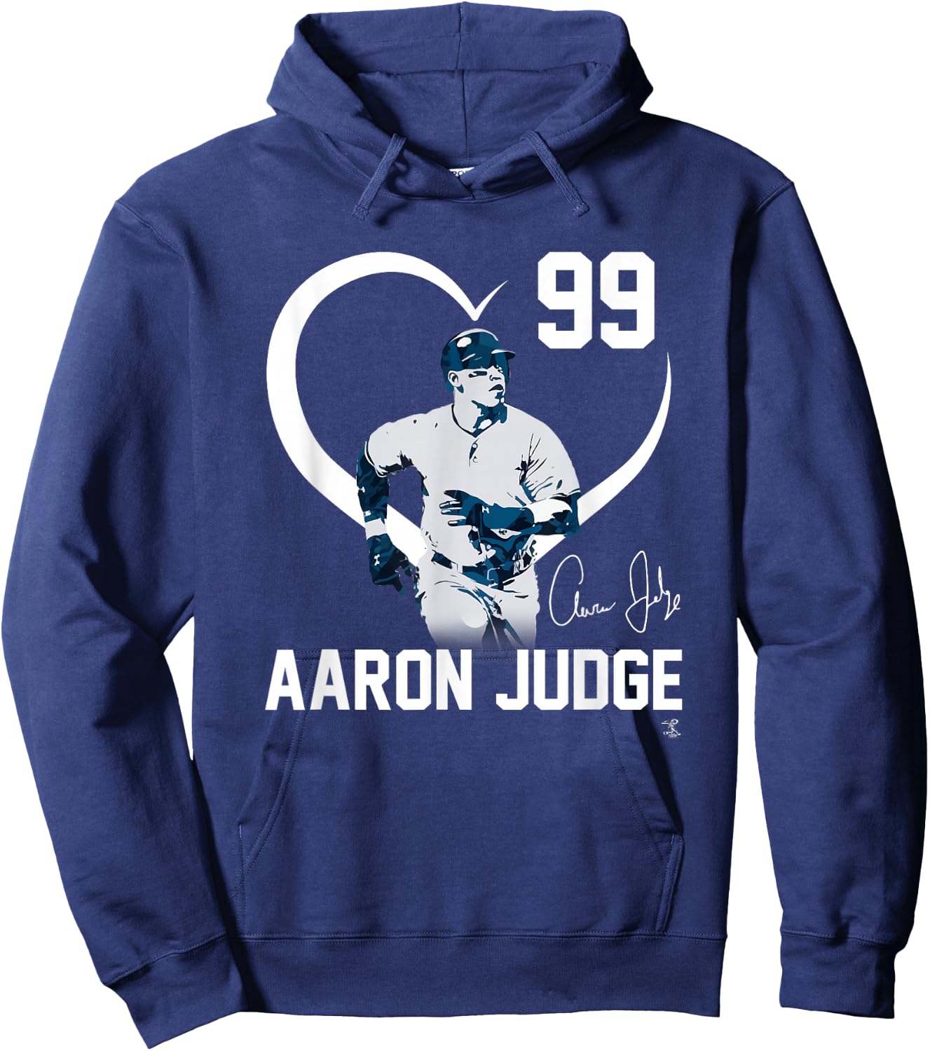 Aaron Judge Player Heart - Apparel Hoodie - Hoodie | Navy