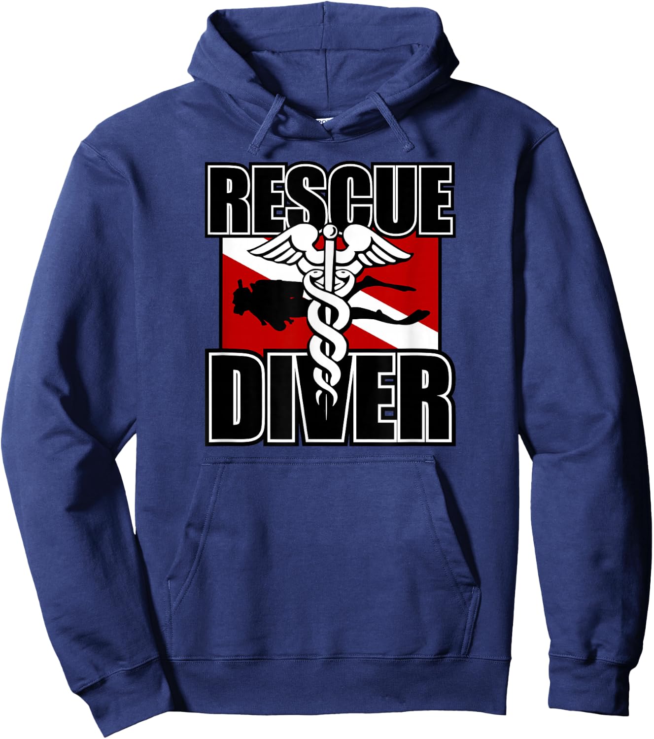 Rescue Diver Hoodie - Hoodie | Navy