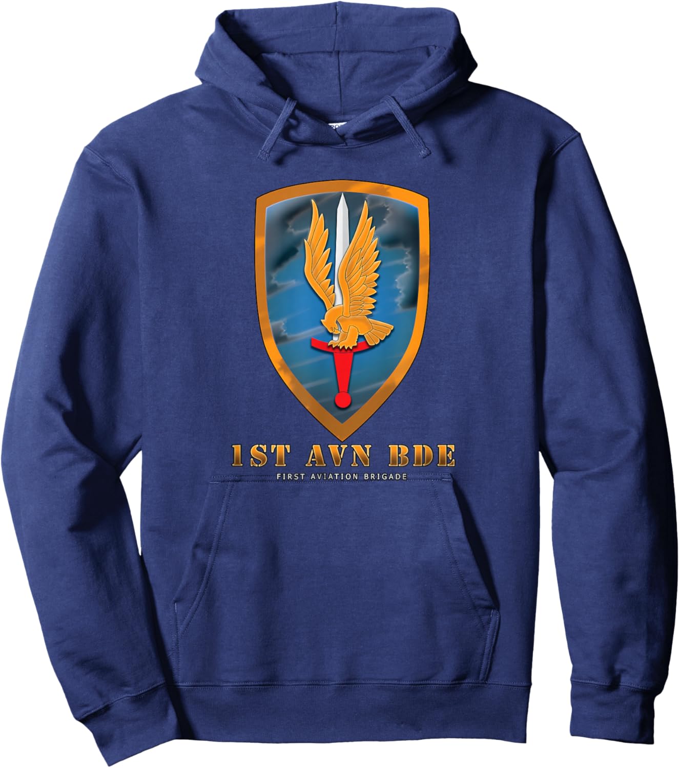 1st Aviation Brigade Hoodie - Hoodie | Navy