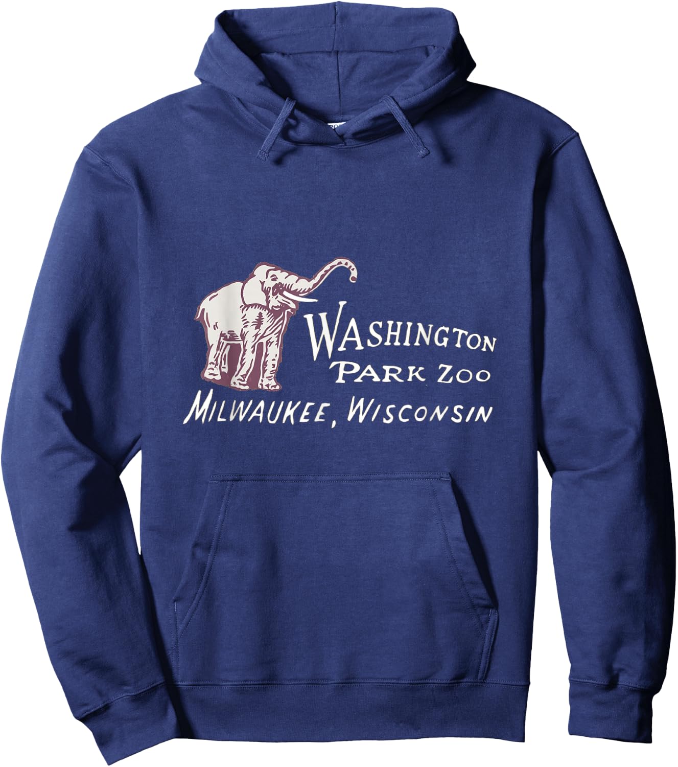 Washington Park Zoo Milwaukee design Hoodie - Hoodie | Navy