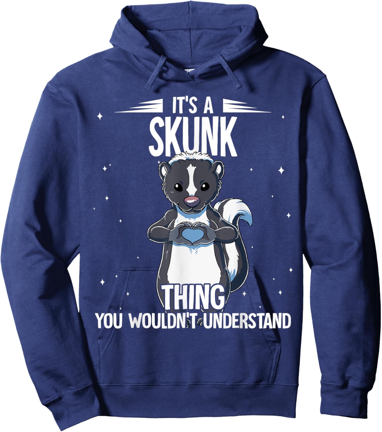 Its A Skunk Thing Skunk Hoodie - Hoodie | Navy
