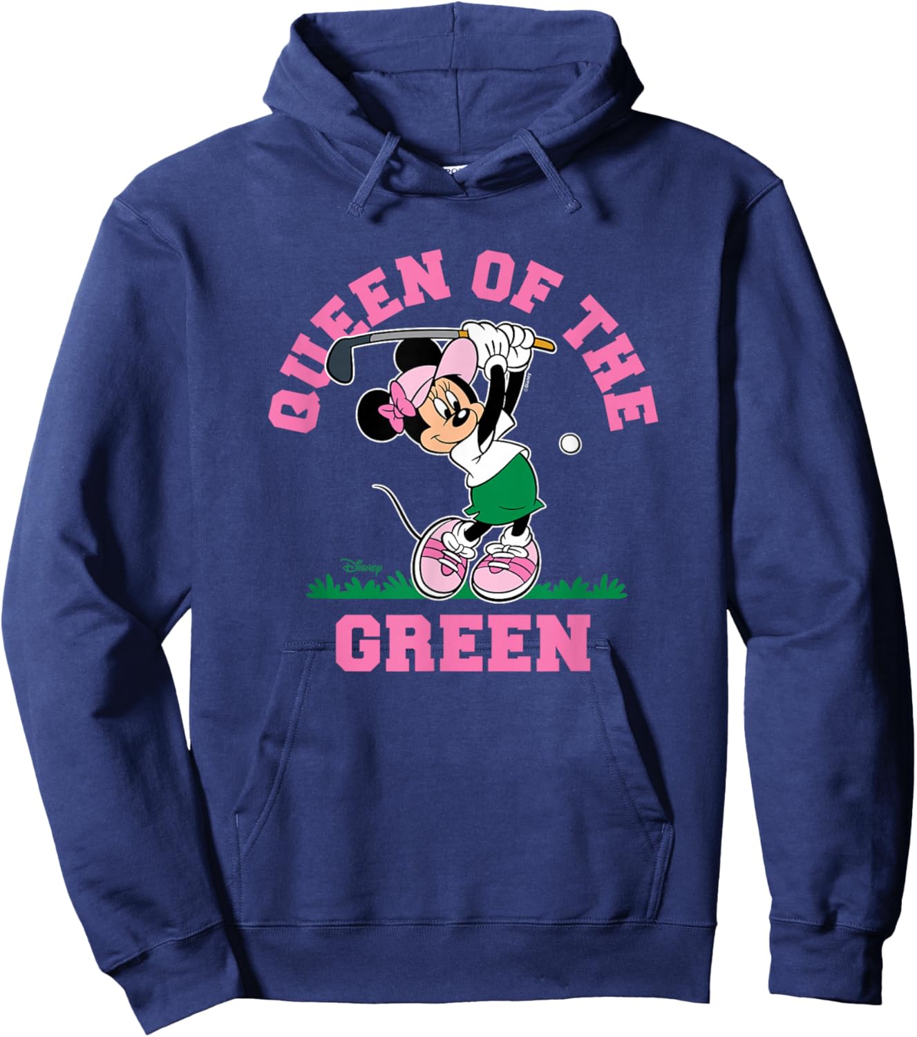 Minnie Mouse - Golfing Queen of The Green Hoodie - Hoodie | Navy