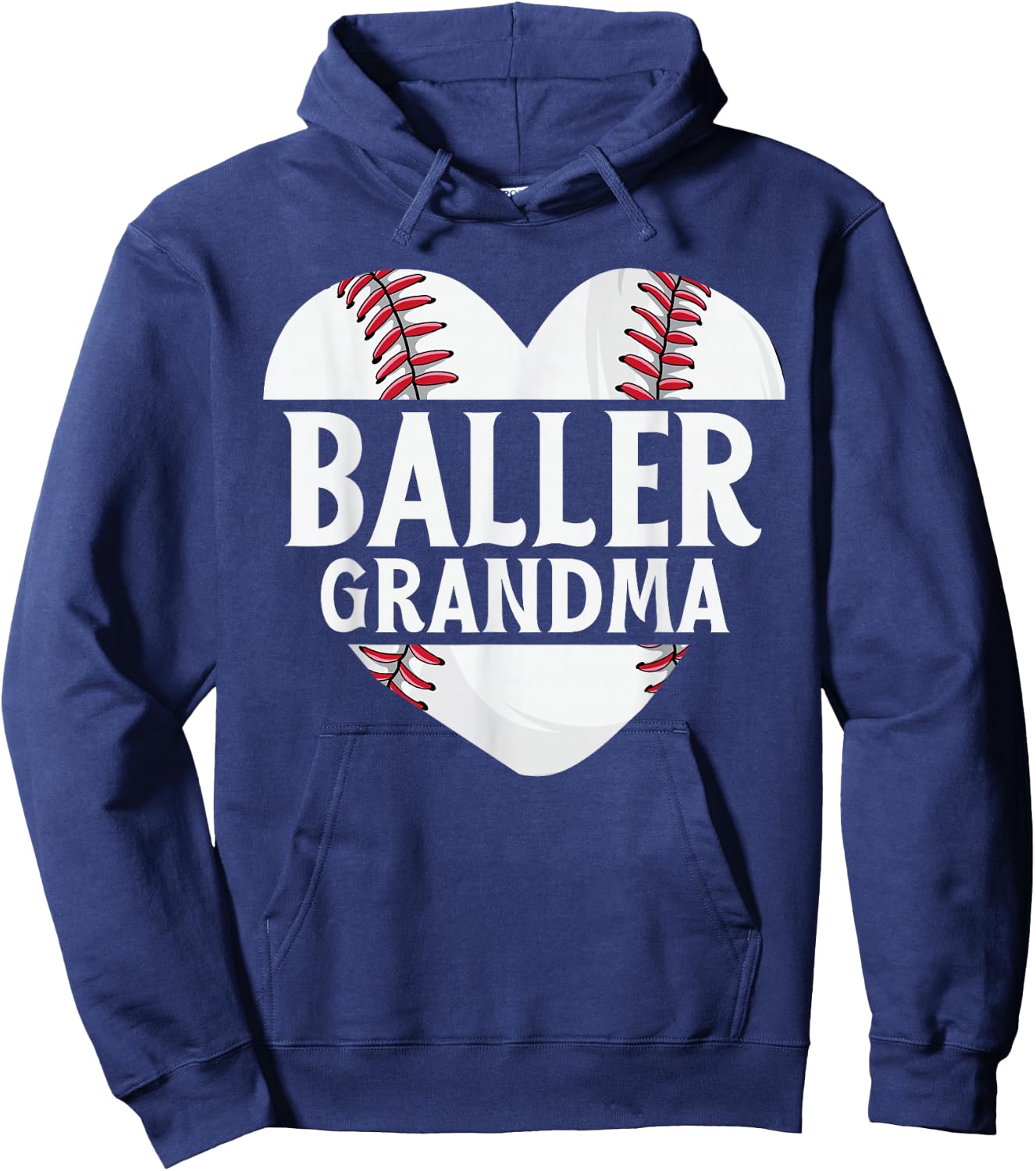 Baseball Grandma Shirts Gift Baller Grandma Hoodie - Hoodie | Navy
