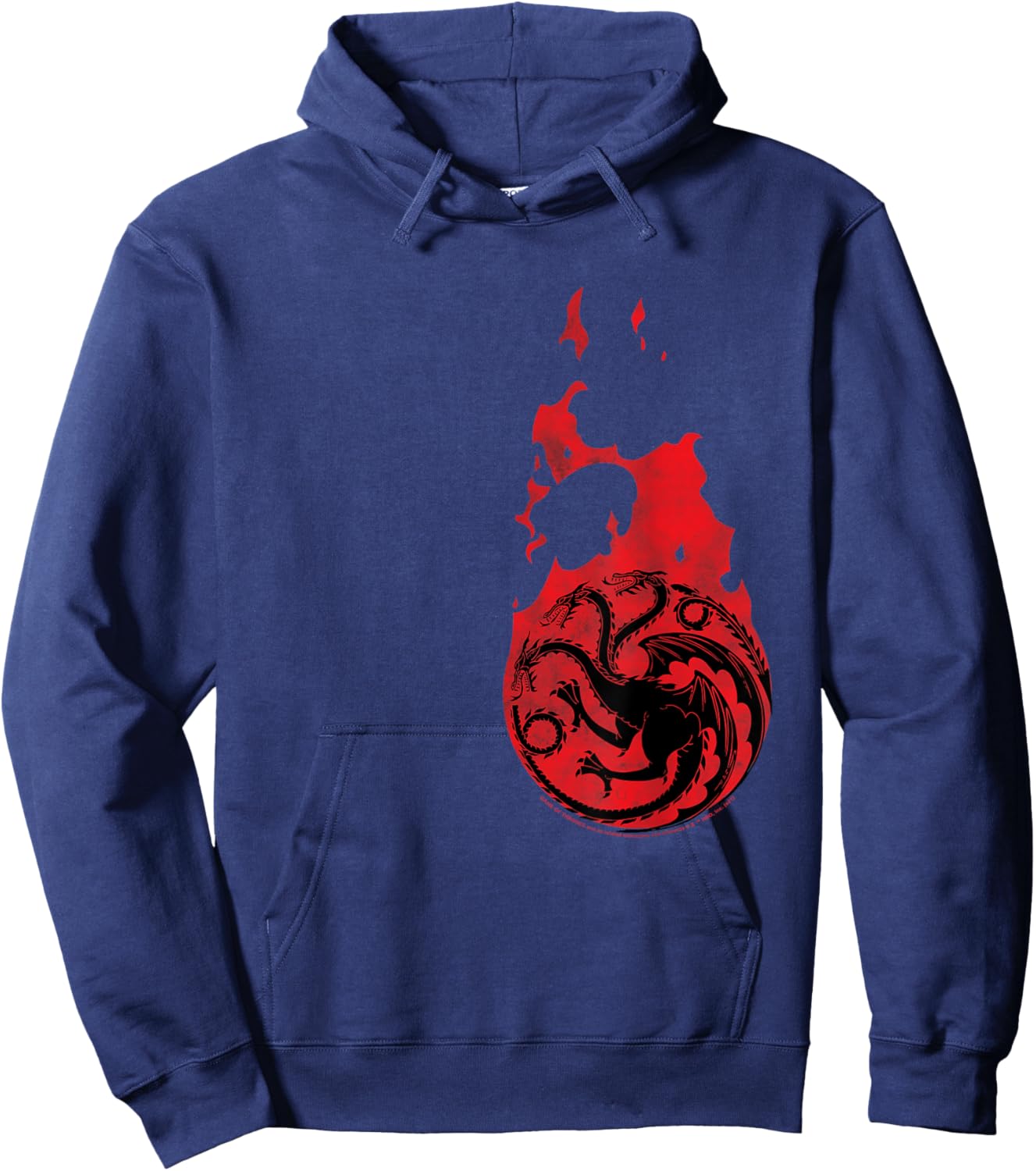 Game of Thrones FiRE Dragon Icon Hoodie - Hoodie | Navy