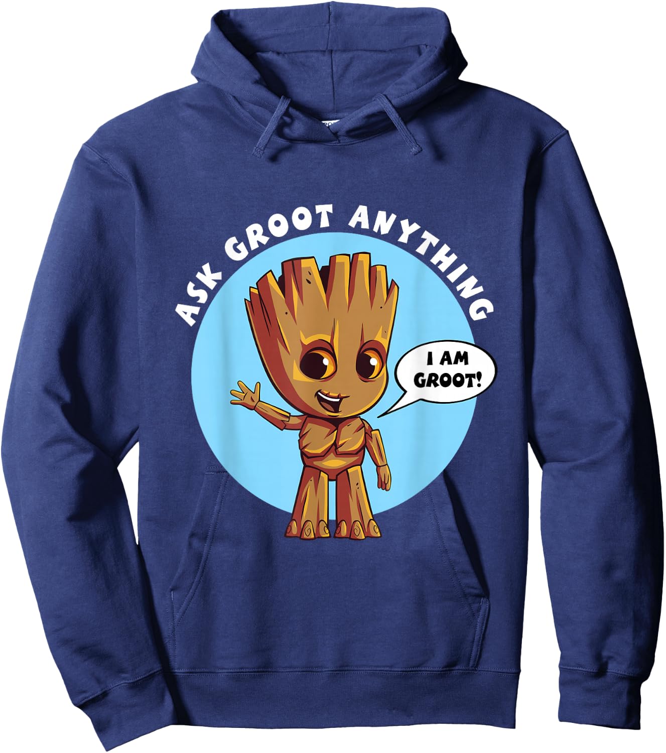 Marvel Ask Groot Anything I am Groot Hoodie - Hoodie | Navy