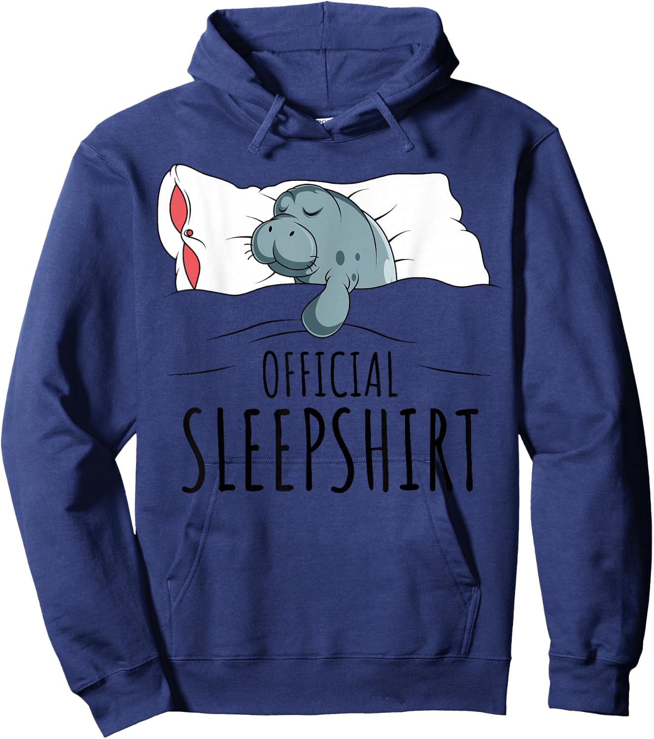 Manatee Official Sleepshirt Hoodie - Hoodie | Navy