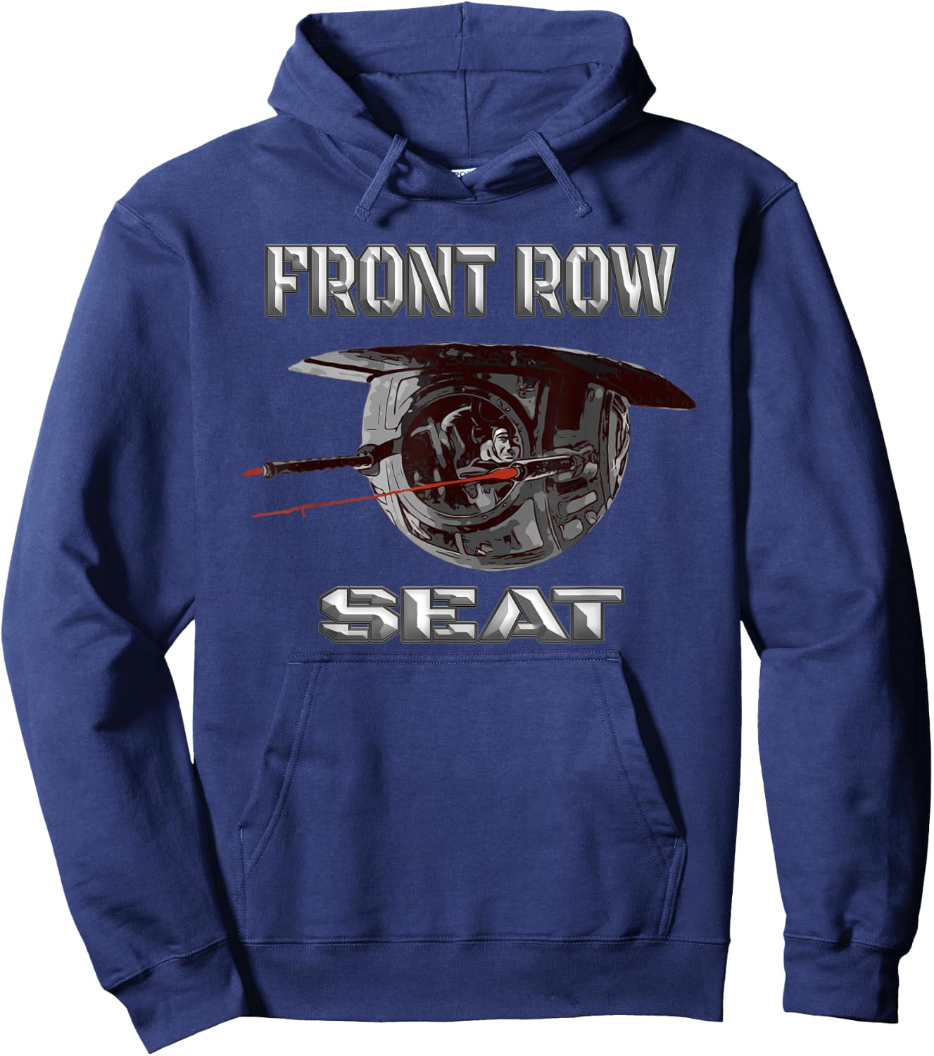 B-24 Bomber Ball Turret WW2 Warbird Hoodie - Hoodie | Navy