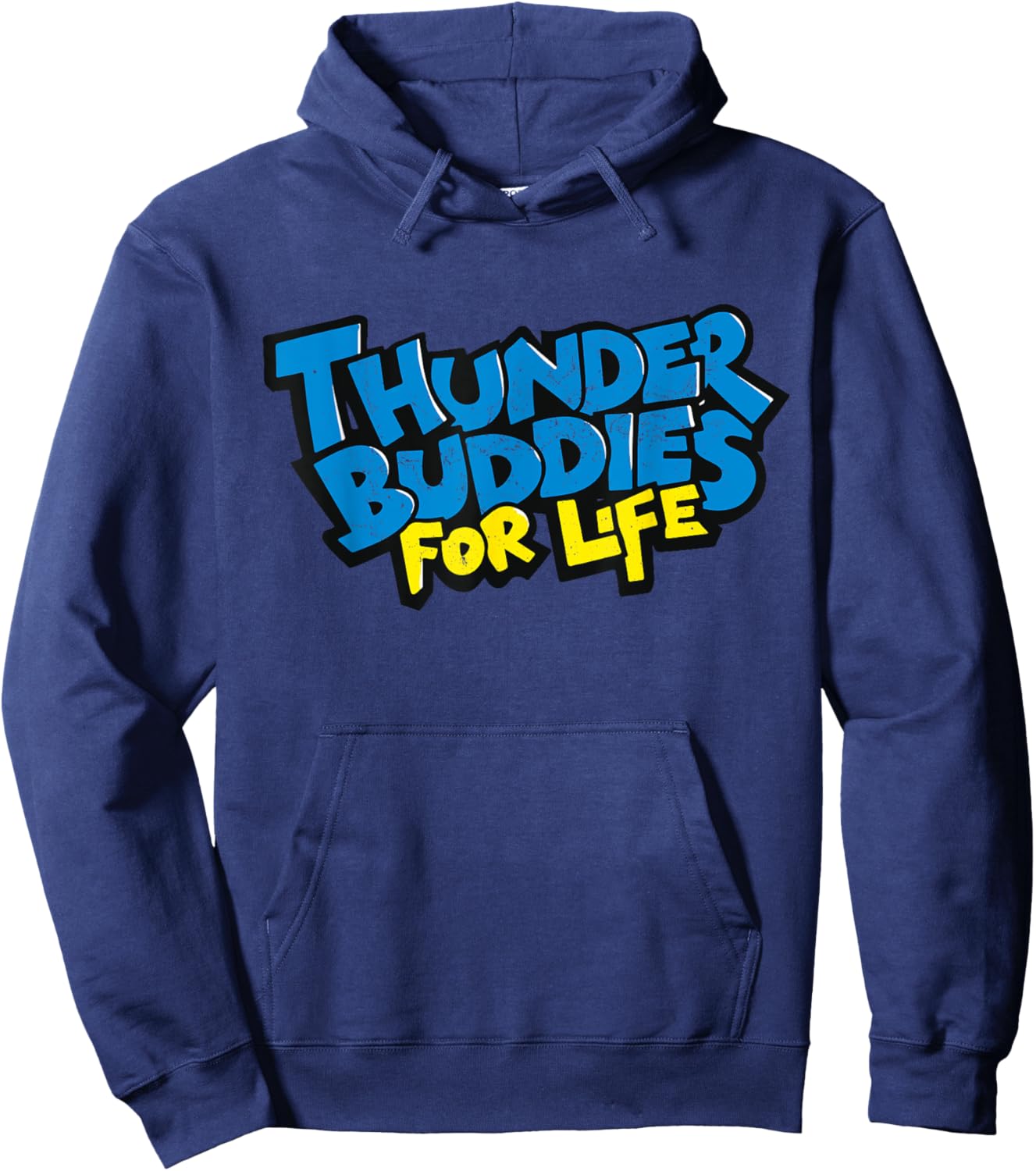 Thunder Buddies For Life Graffiti Style Hoodie - Hoodie | Navy