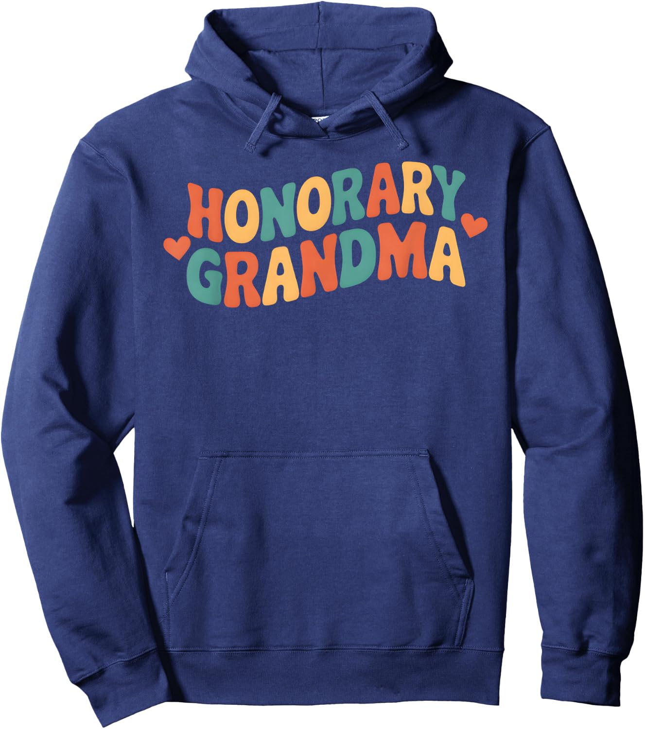 Vintage Honorary Grandma Hoodie - Hoodie | Navy