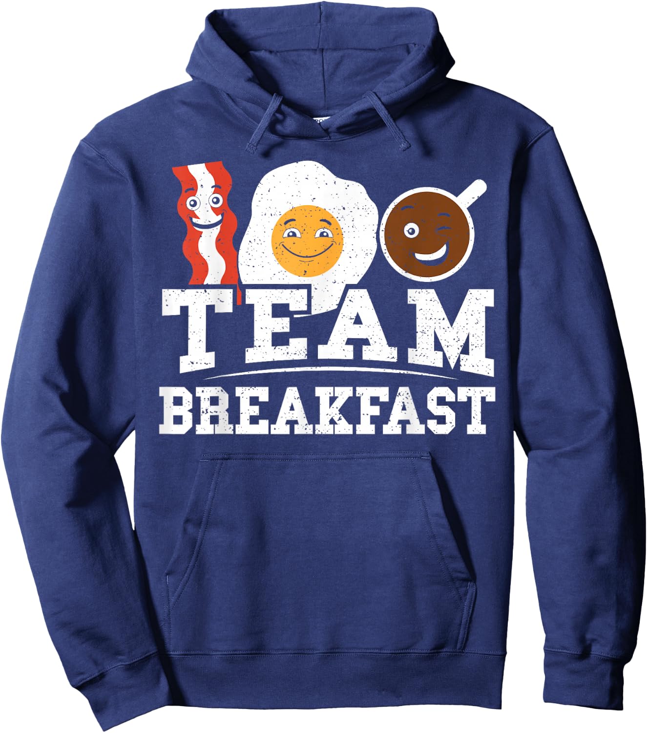 Breakfast: Team Breakfast - Eggs Hoodie - Hoodie | Navy