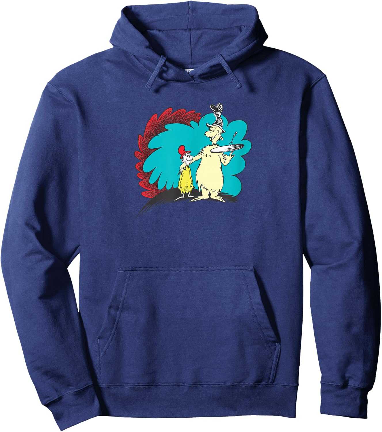 Dr. Seuss Green Eggs and Ham Friends Hoodie - Hoodie | Navy