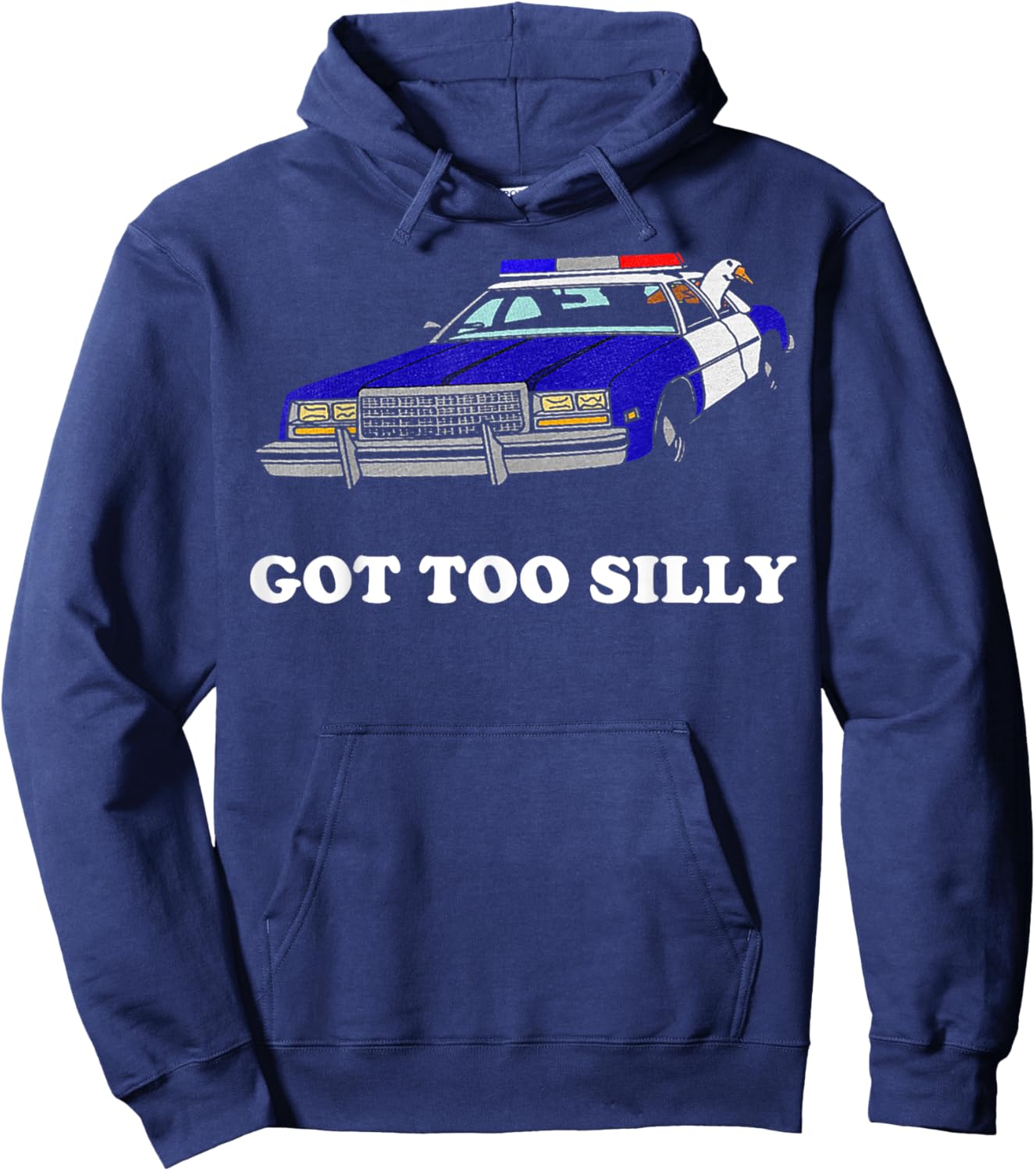 Goose Got Too Silly Hoodie - Hoodie | Navy