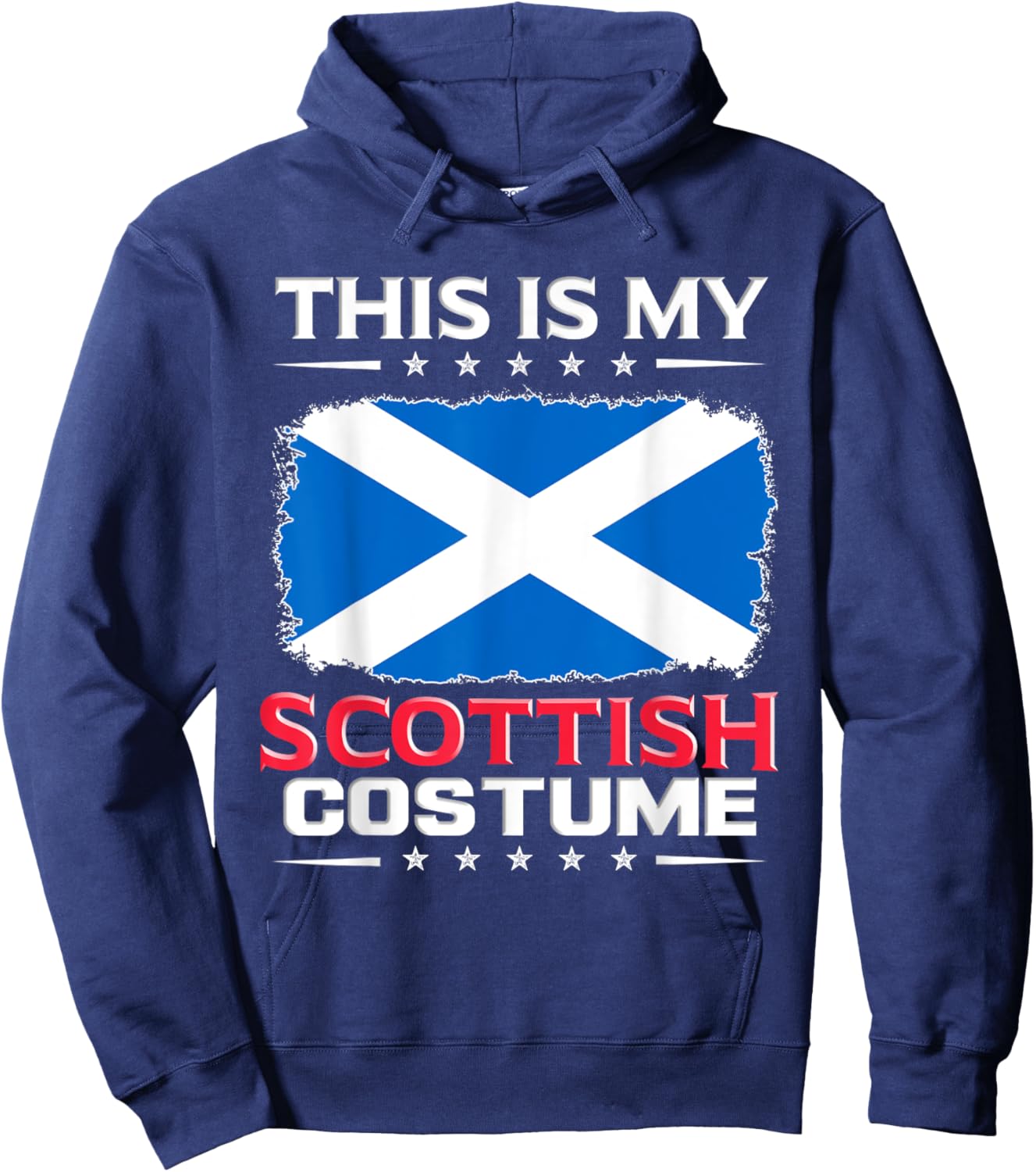 This Is My Scottish Costume Scotland Hoodie - Hoodie | Navy