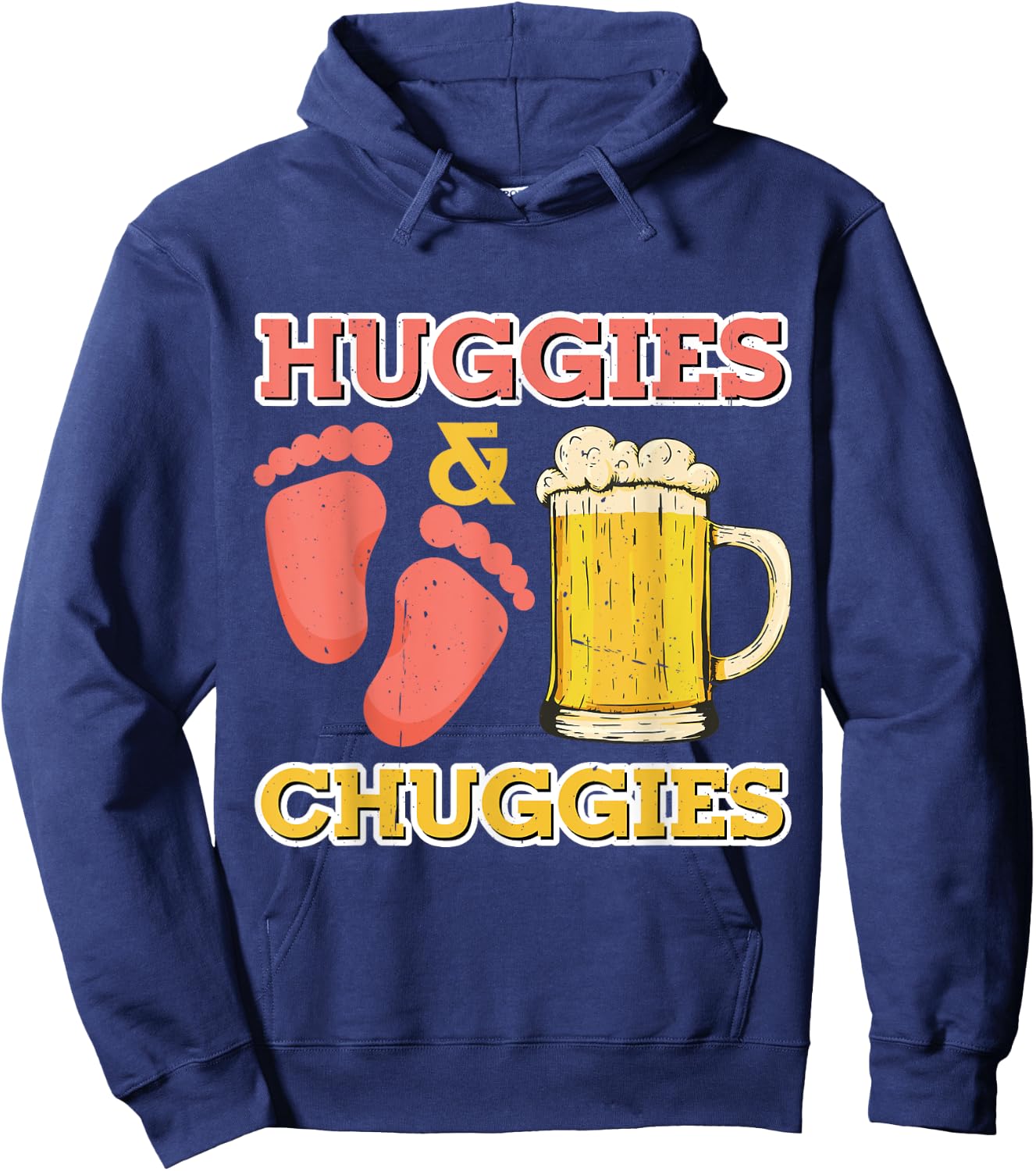 Huggies and Chuggies Hoodie - Hoodie | Navy