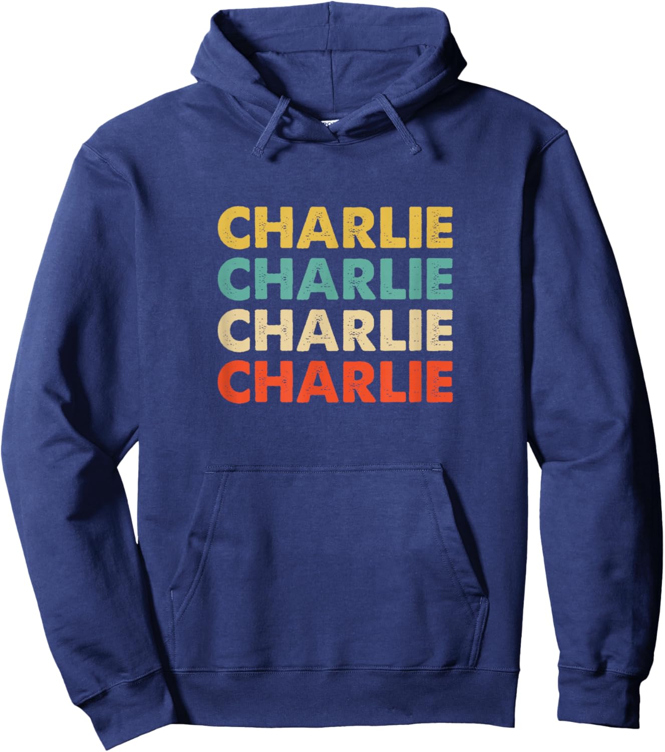 Charlie Name Hoodie - Hoodie | Navy