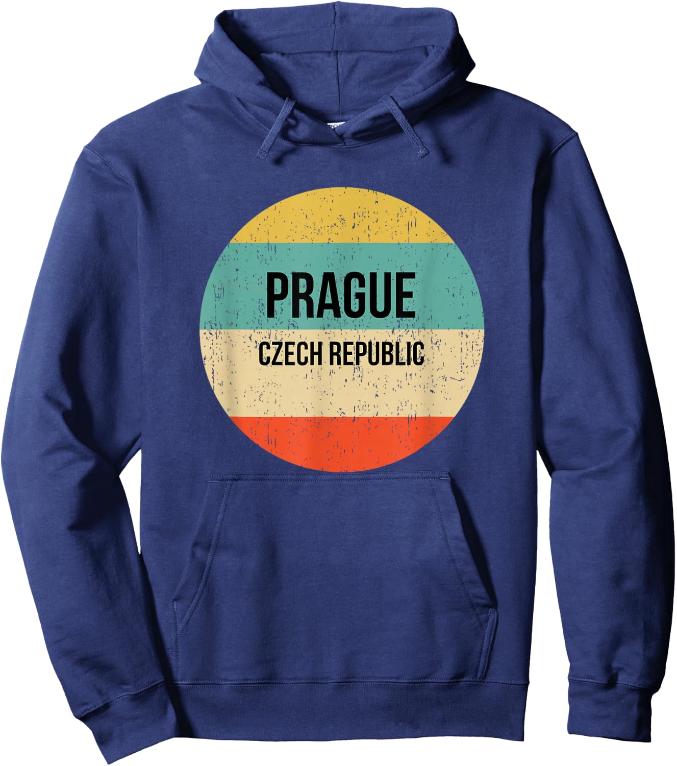 Prague Czech Republic Hoodie - Hoodie | Navy