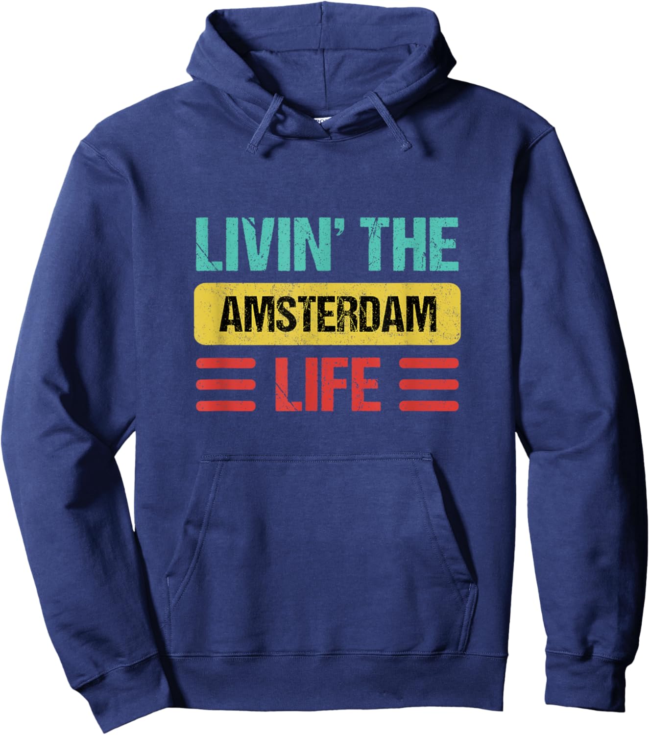 Amsterdam Netherlands Hoodie - Hoodie | Navy