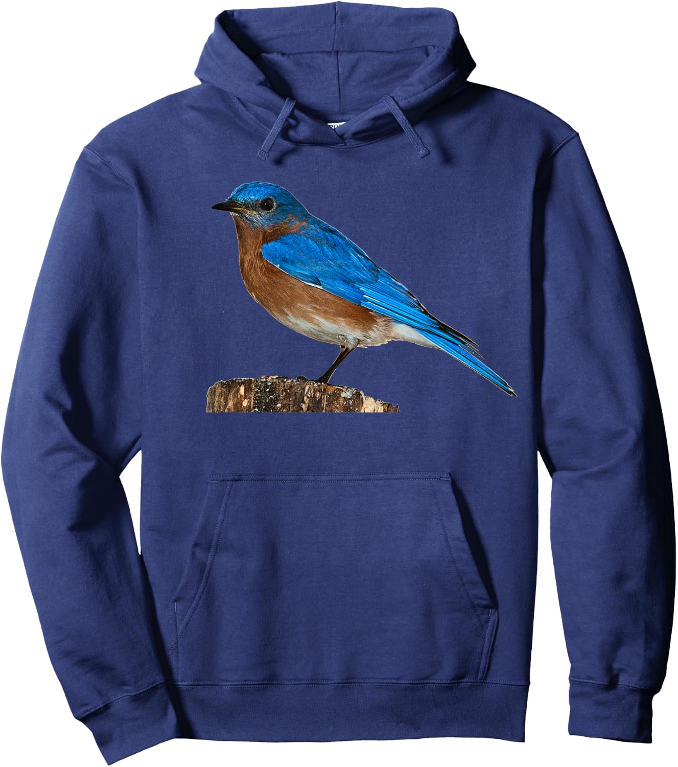 Bluebird Ornithology Bird Shirt Hoodie - Hoodie | Navy