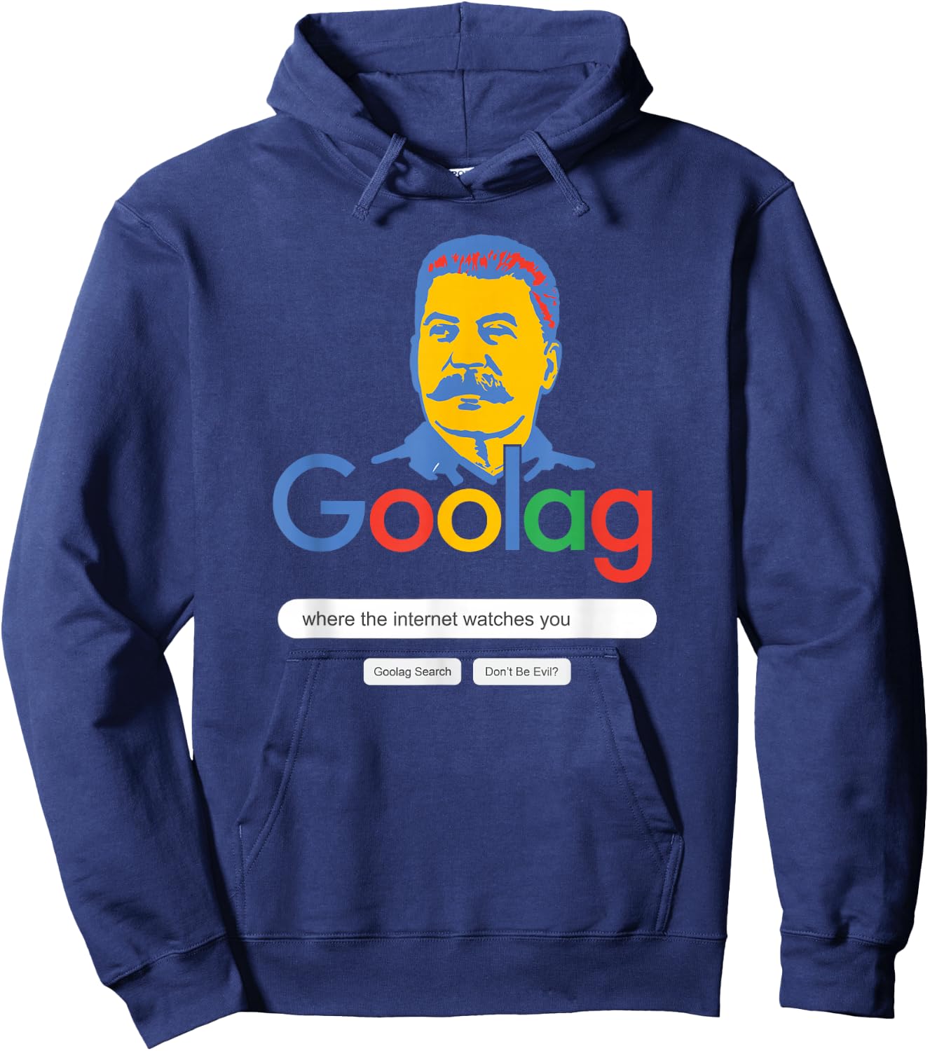 Welcome to the Goolag Funny Internet Privacy Hoodie - Hoodie | Navy