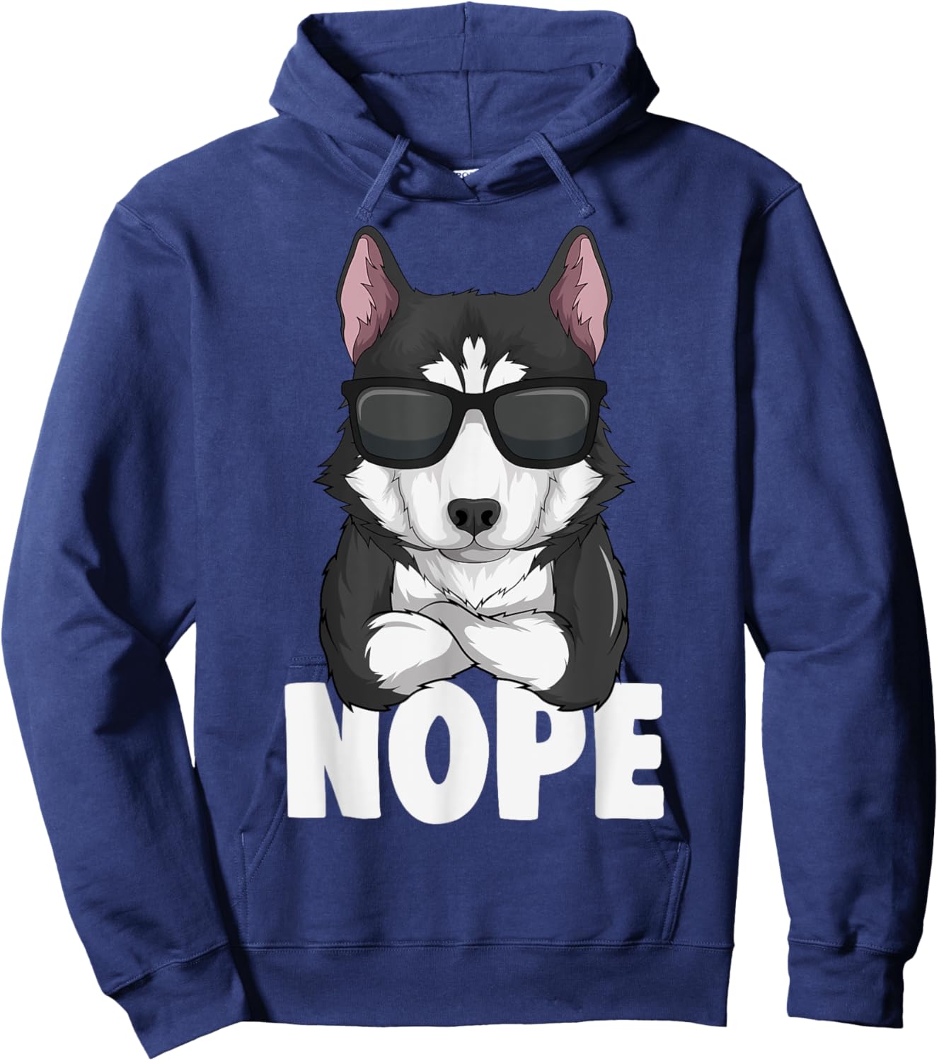 Husky Dog Kids Boys Girls Women Hoodie - Hoodie | Navy