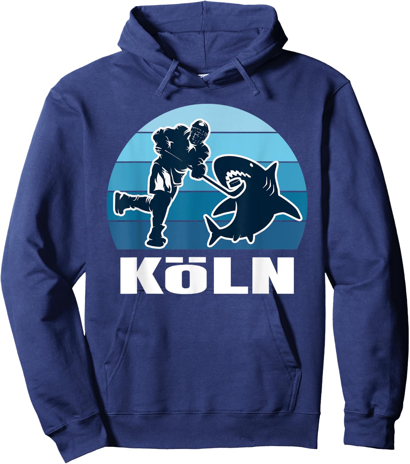 Cologne Ice Hockey Fan - Shark Hoodie - Hoodie | Navy