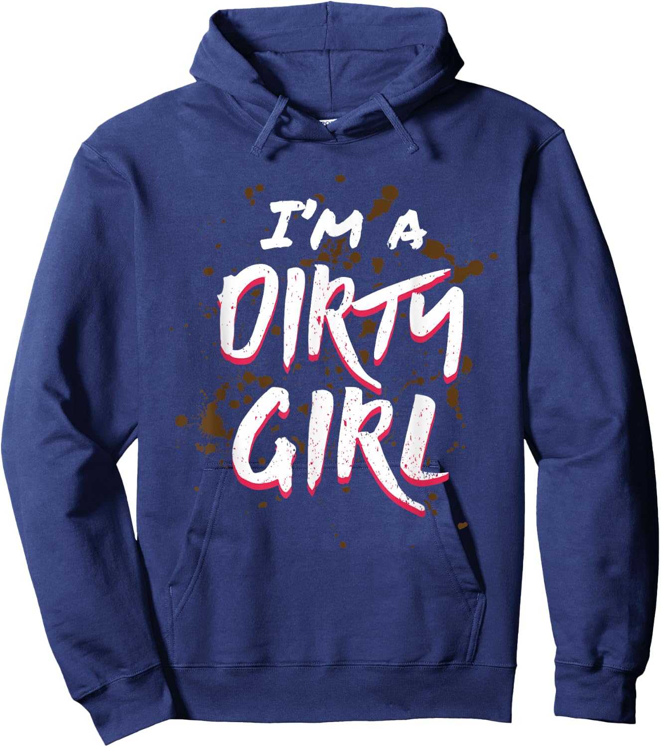 Mud Run Shirts Girls Runners Mud Running Team Hoodie - Hoodie | Navy