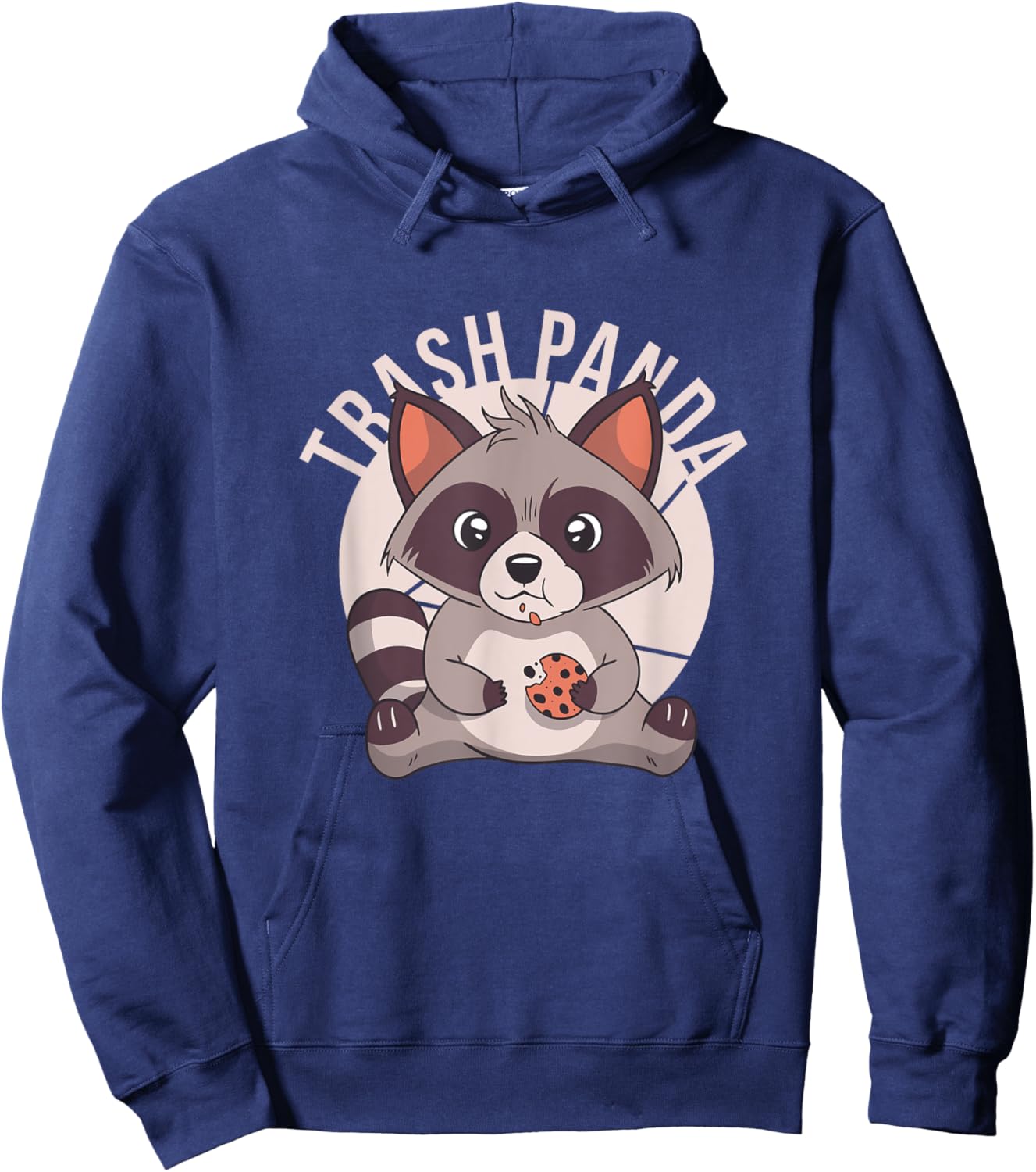 Trash Panda Funny Raccoon Hoodie - Hoodie | Navy