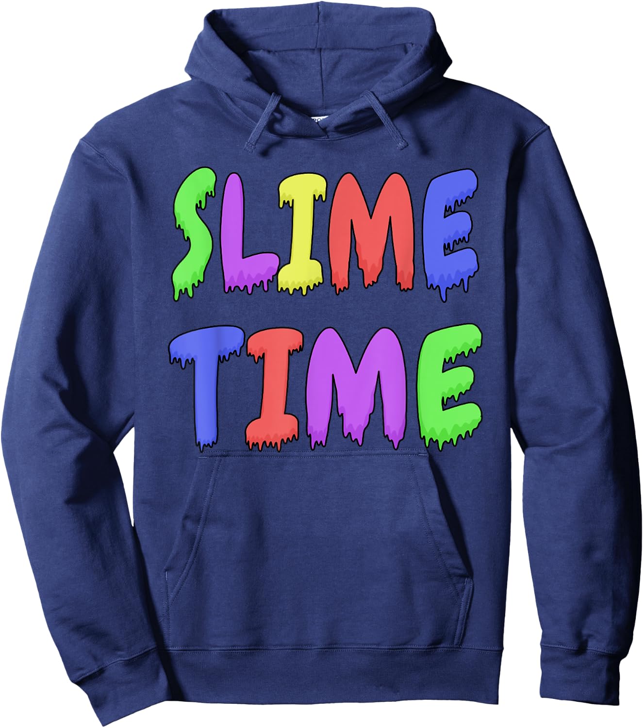 Slime Time Cute Kids DIY Slime Group Party Gift Hoodie - Hoodie | Navy