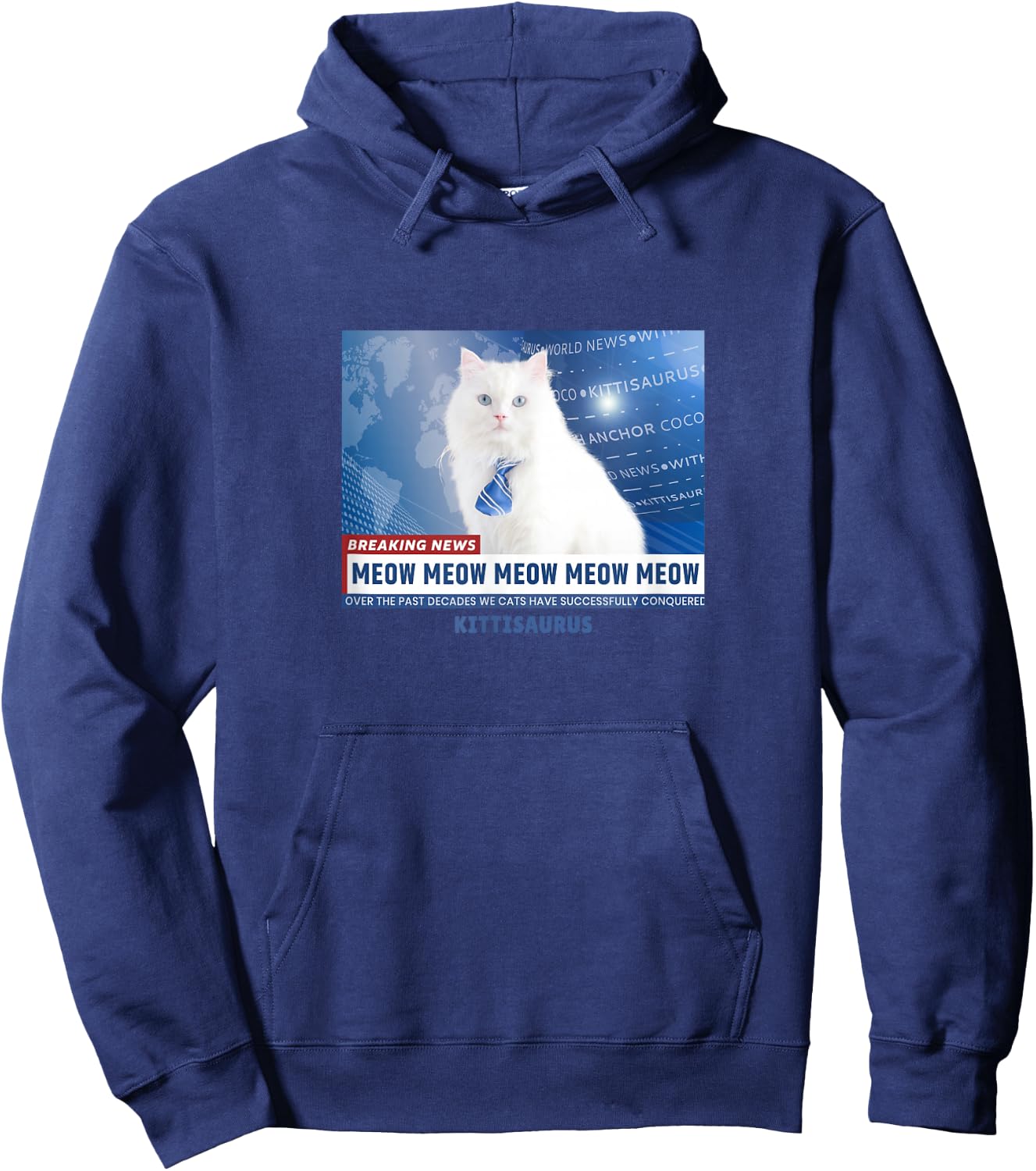 News Anchor CoCo Hoodie - Hoodie | Navy