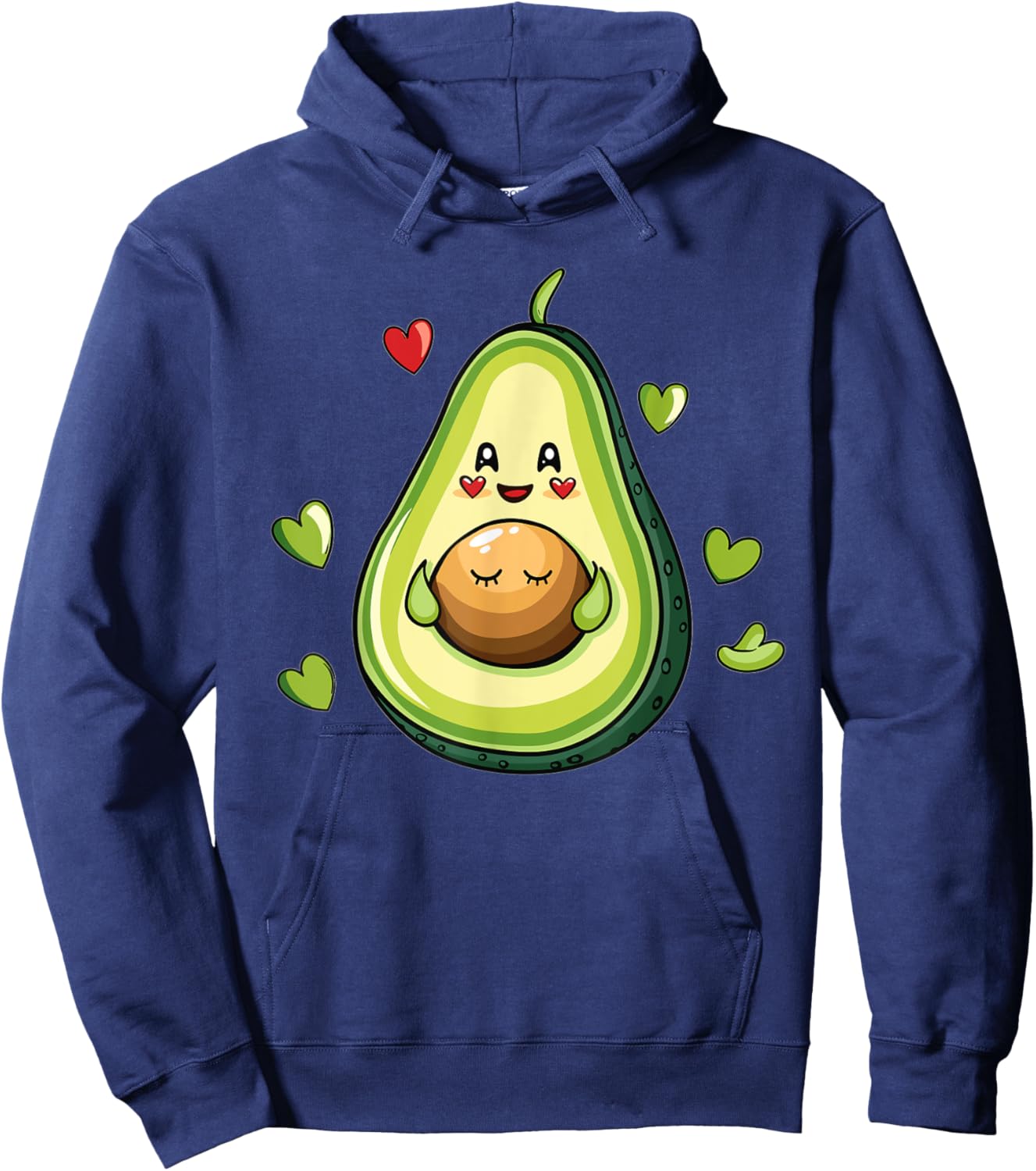 Ästhetische Avocado-Frucht I Avocado Hoodie - Hoodie | Navy