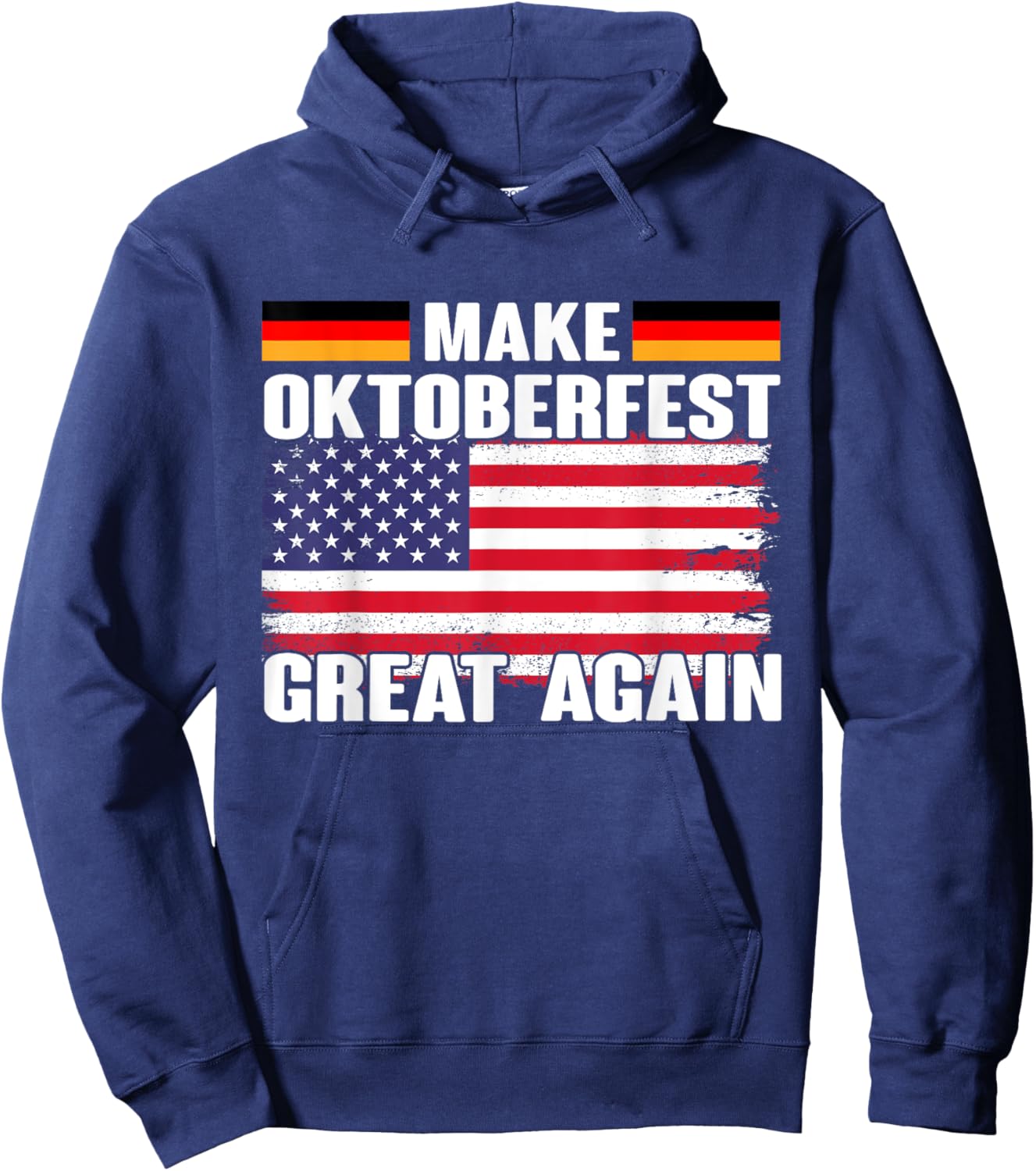 Make Oktoberfest Great again Beerfest Wurstfest Hoodie - Hoodie | Navy