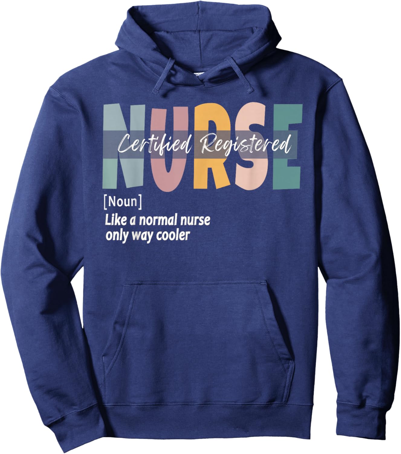 Certified Registered Nurse Definition Hoodie - Hoodie | Navy