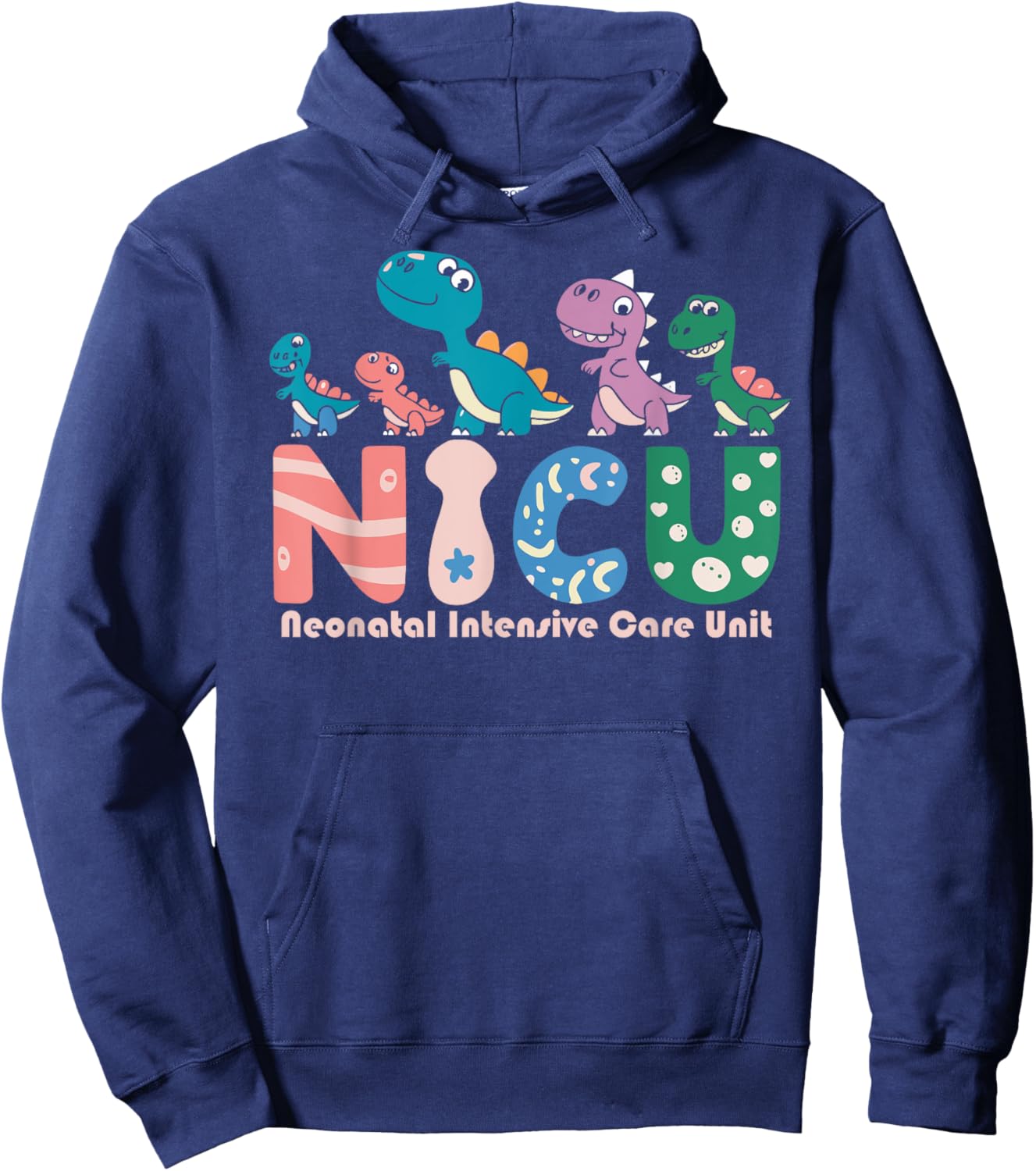 Neonatal Intensive Care Unit NICU Nurse Funny Hoodie - Hoodie | Navy