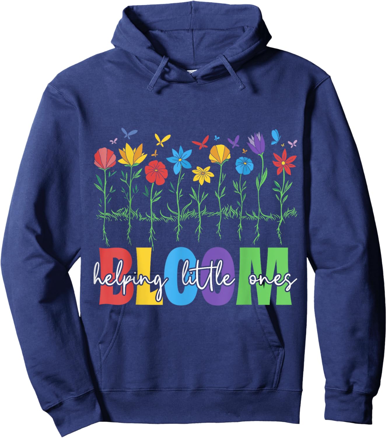 NICU Helping Little Ones Bloom Hoodie - Hoodie | Navy