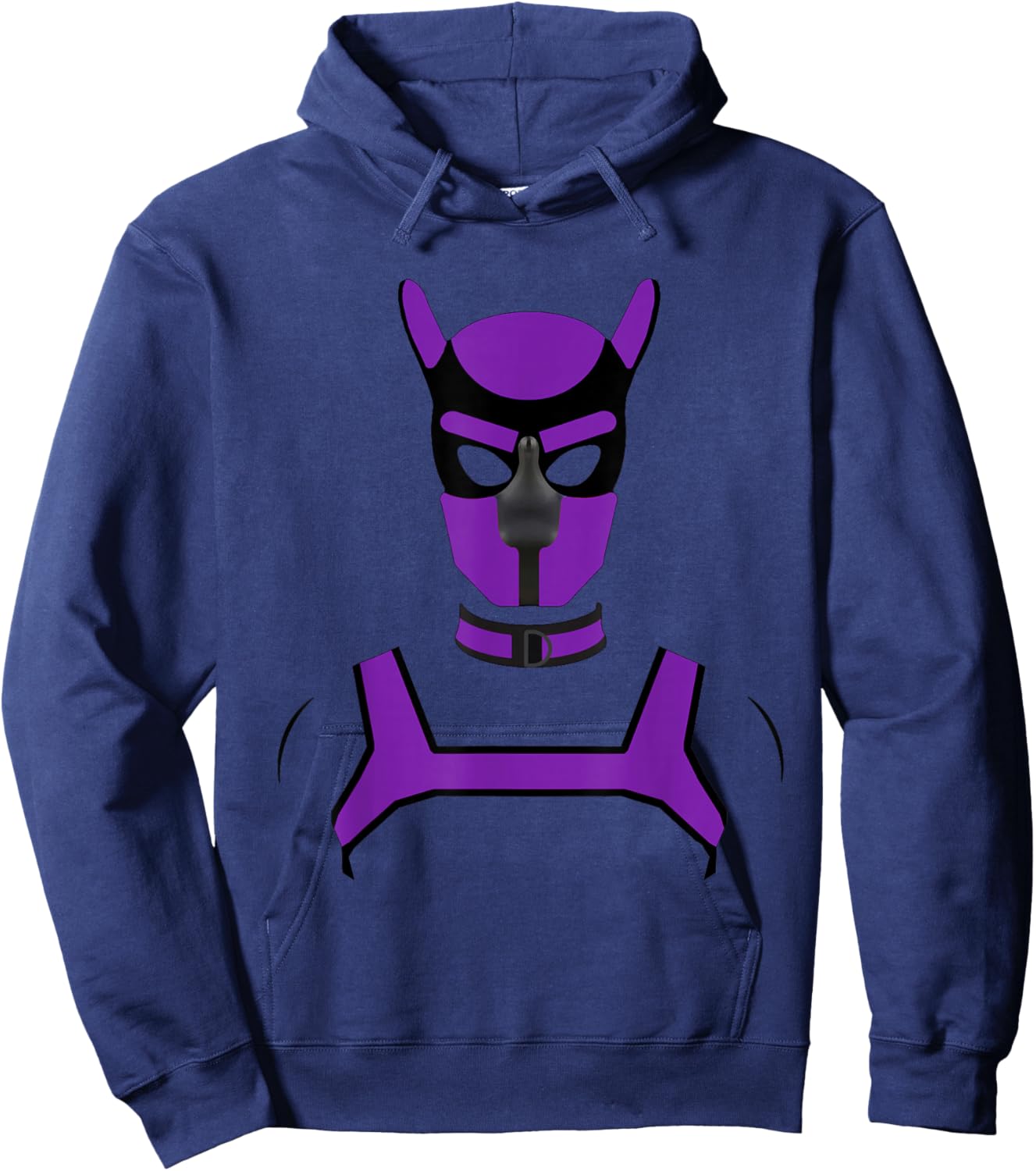 Puppy Play Pups Gay Pride Purple Hoodie - Hoodie | Navy