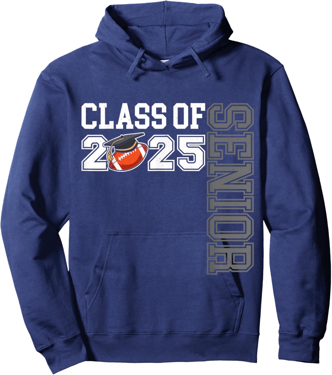 Class of 2025 Football Senior Night Hoodie - Hoodie | Navy