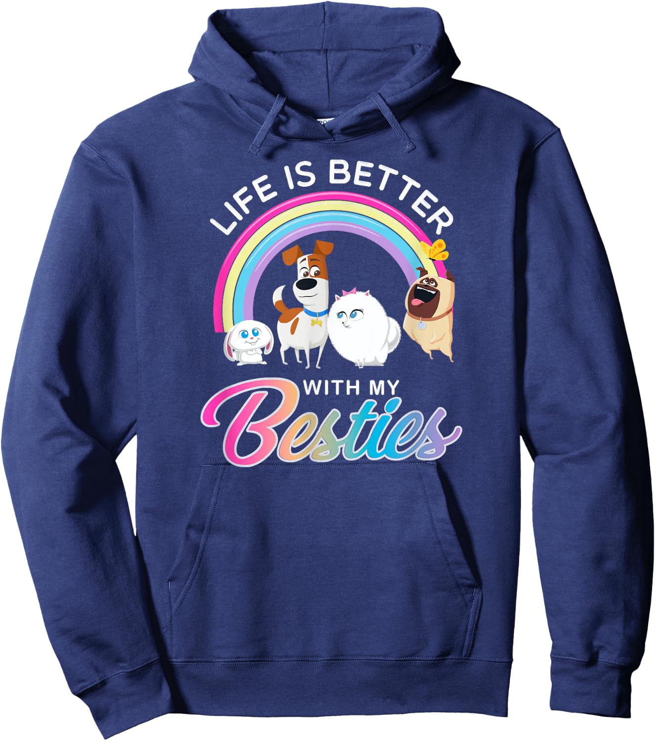 The Secret Life of Pets 2 Life is Better Hoodie - Hoodie | Navy