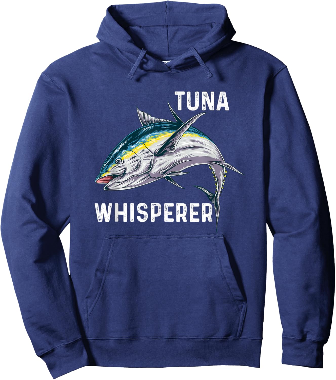 Tuna Whisperer | Deep Sea Fishing Hoodie - Hoodie | Navy