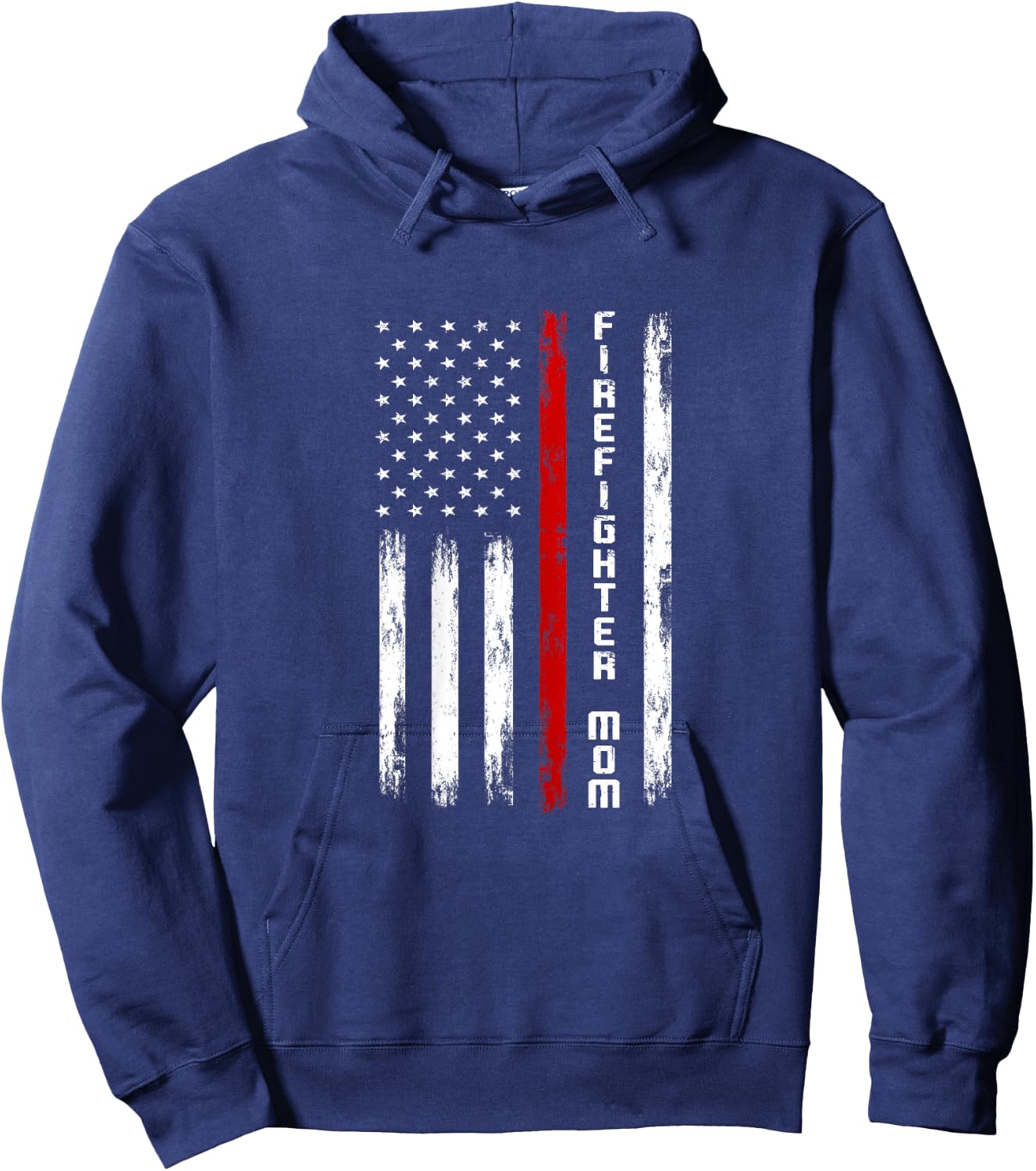 Firefighter Mom Firefighter Hoodie - Hoodie | Navy