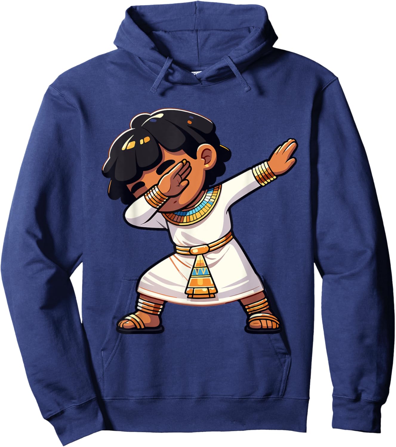 Boys Egyptian Dabbing Pharaoh Egyptian Clothing Hoodie - Hoodie | Navy
