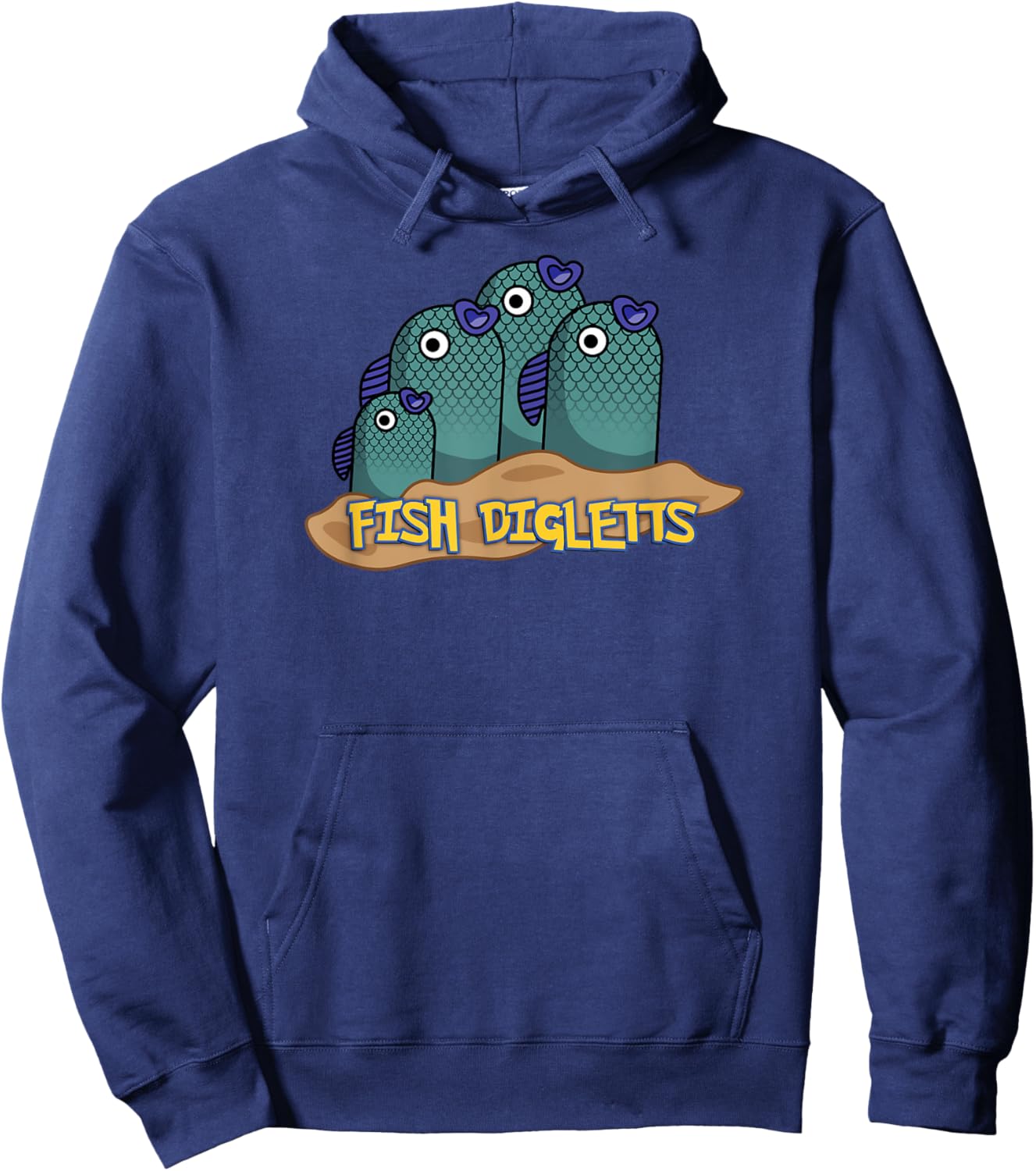 Fish Digletts Hoodie - Hoodie | Navy