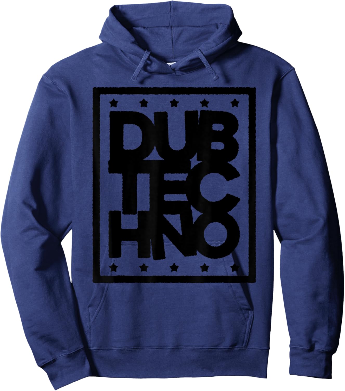 Dub Techno Music Shirt - The Dark Remix Edition Hoodie - Hoodie | Navy