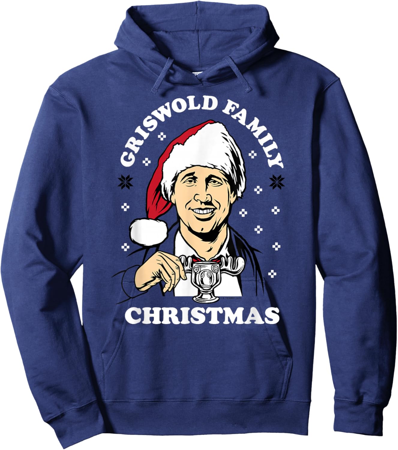 National Lampoon's Christmas Vacation - Moose Hoodie - Hoodie | Navy