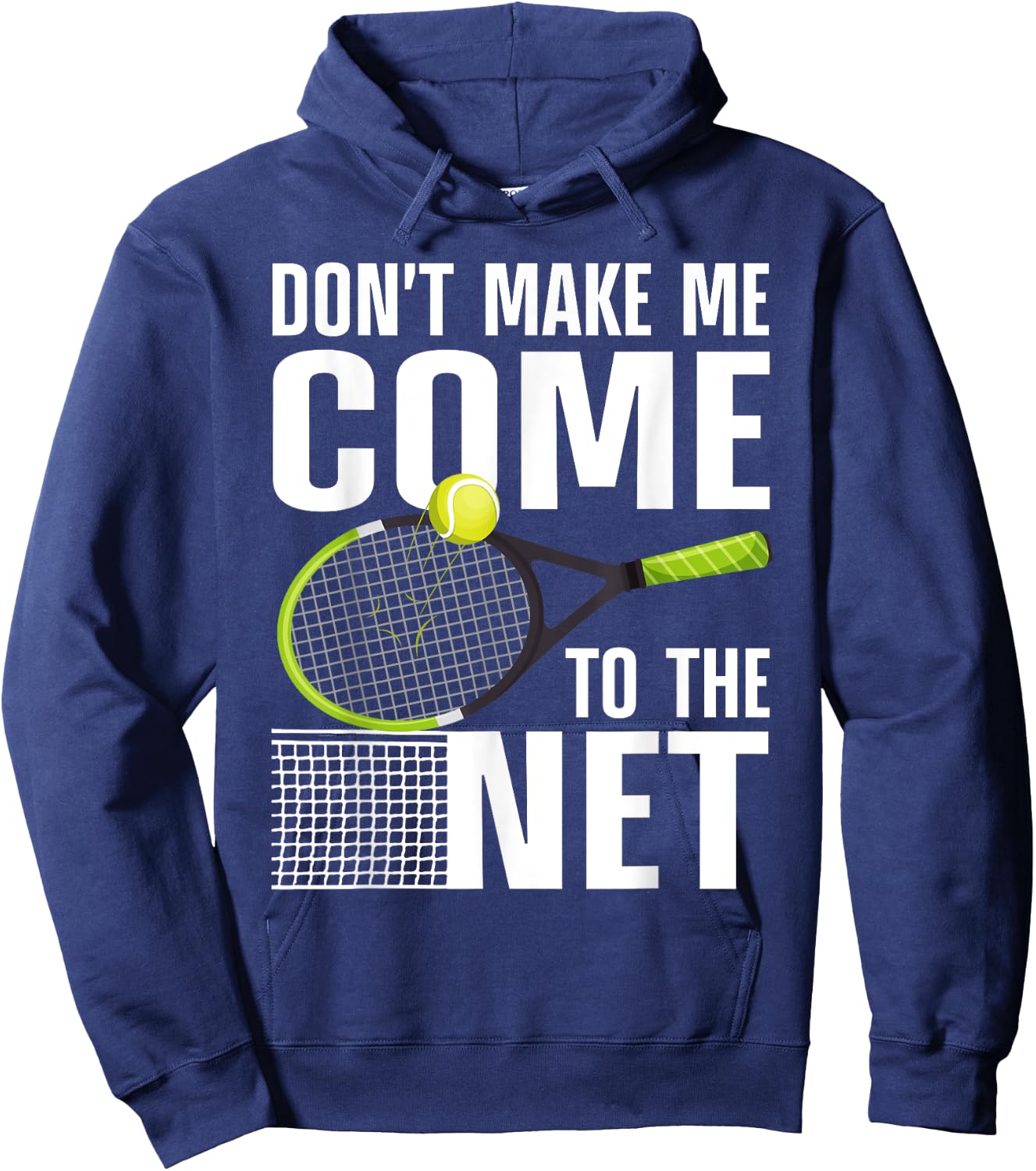Funny Tennis Art Men Teens Tennis Player Lover Hoodie - Hoodie | Navy