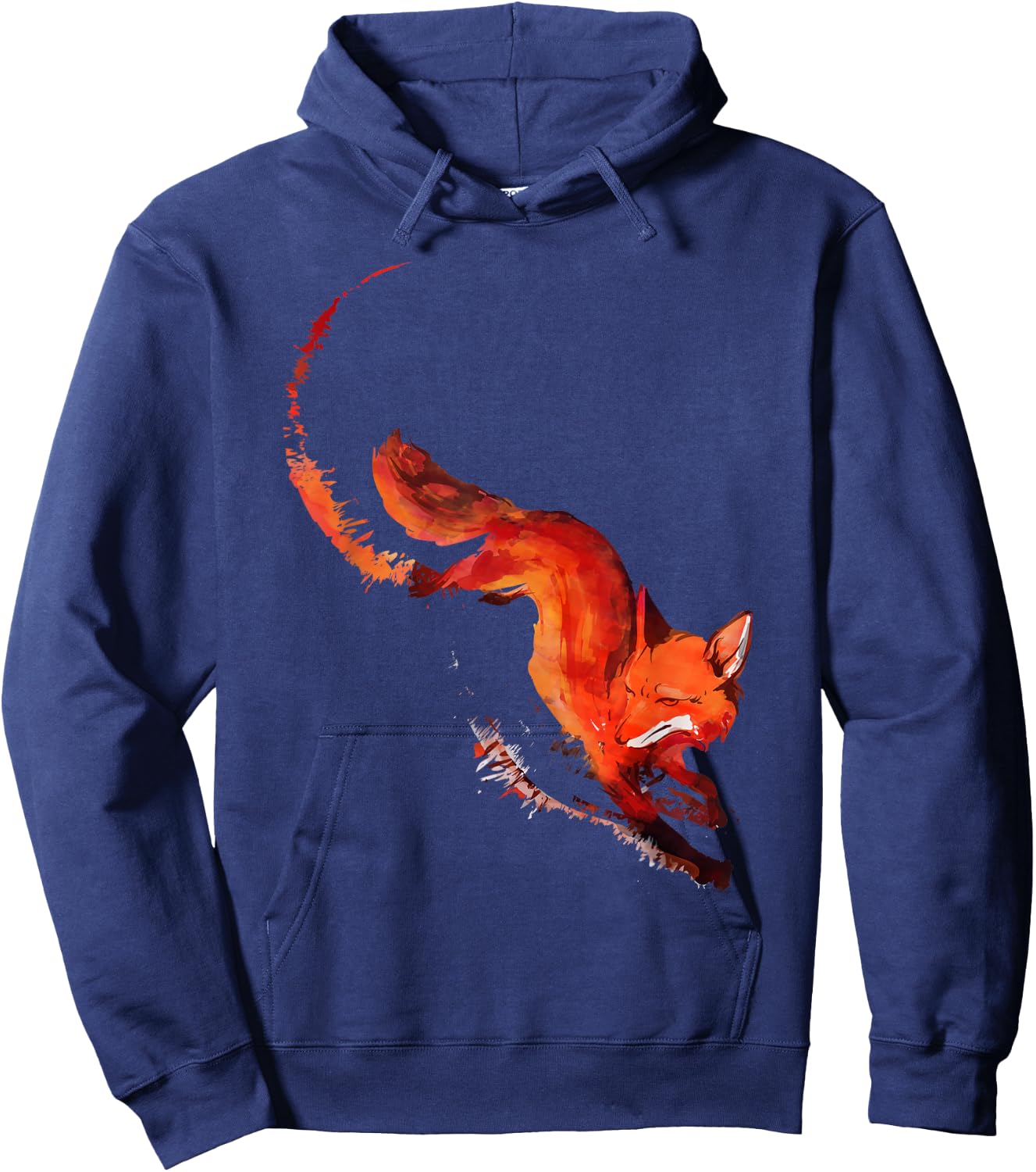 Hunting Fox Nature Adventure Hoodie - Hoodie | Navy