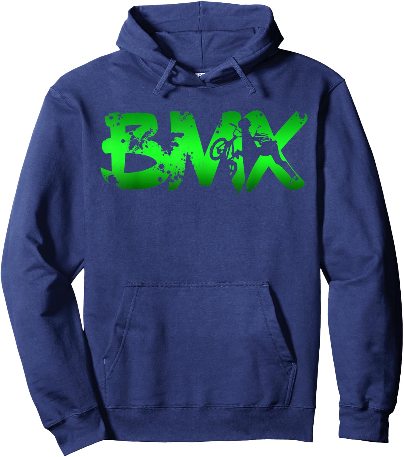 Distressed BMX Shirt Women Kids & Bike Riders Hoodie - Hoodie | Navy