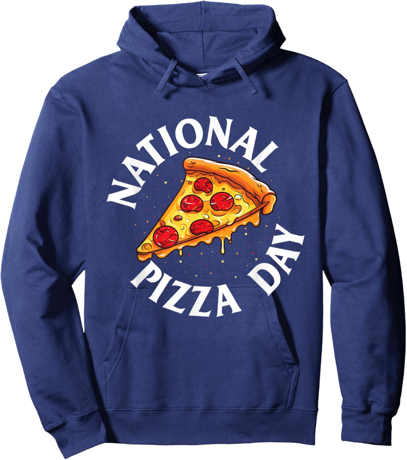 National Pizza Day - Food Lover Pizza Baker Hoodie - Hoodie | Navy