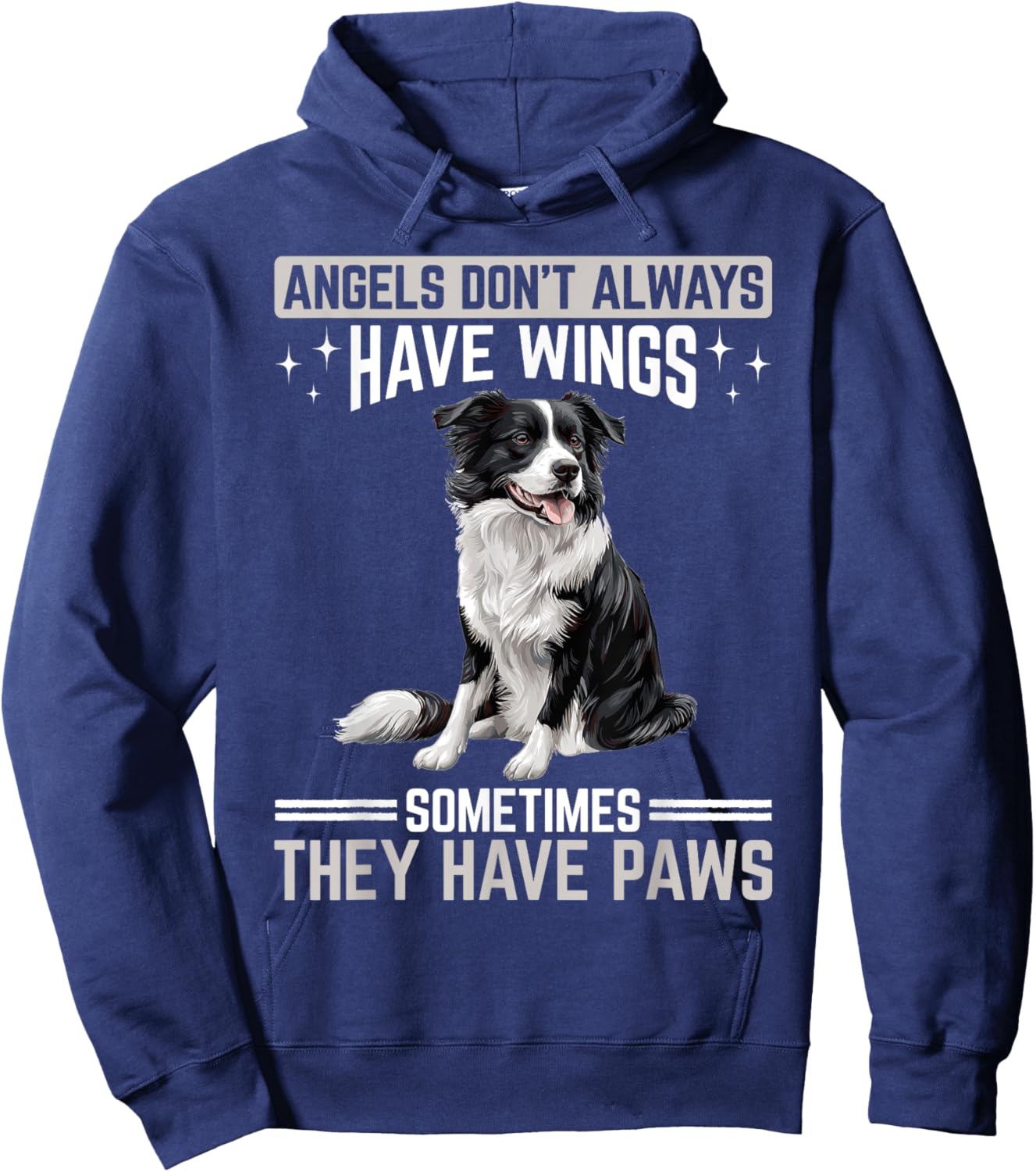 Border Collie Dog Owner Men Women Kids Hoodie - Hoodie | Navy