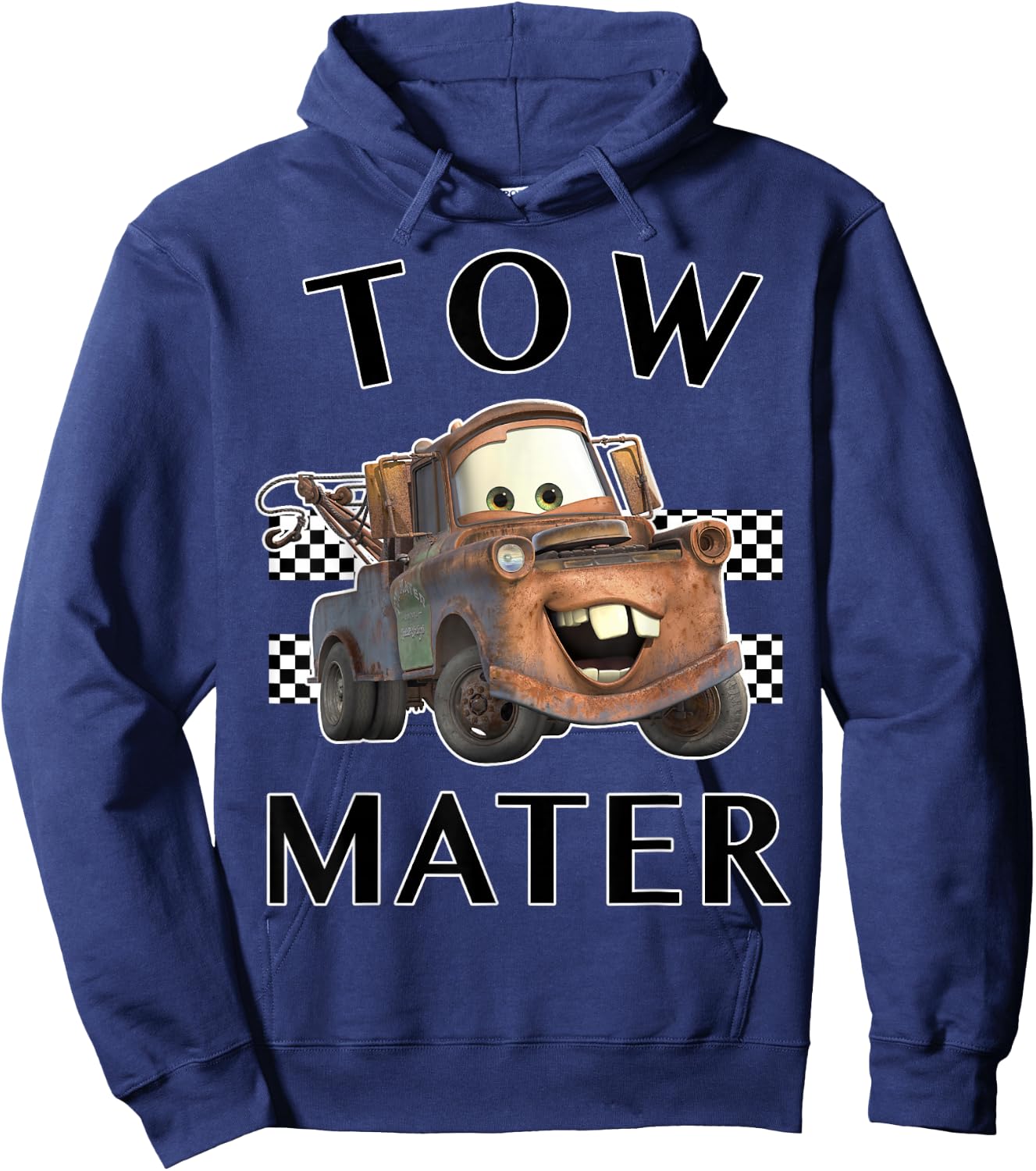 Disney Pixar Cars Tow Mater Finish Graphic Hoodie - Hoodie | Navy