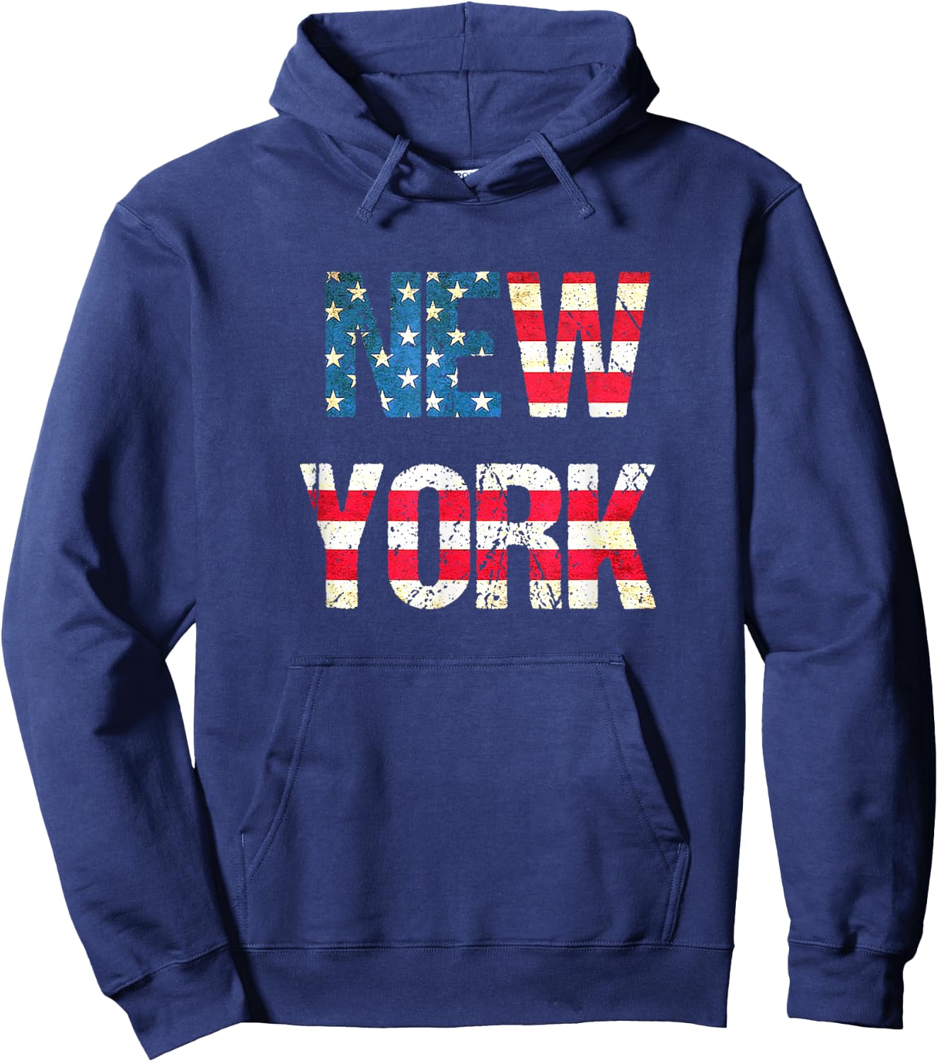 I Love New York Flag Souvenir NY Hoodie - Hoodie | Navy